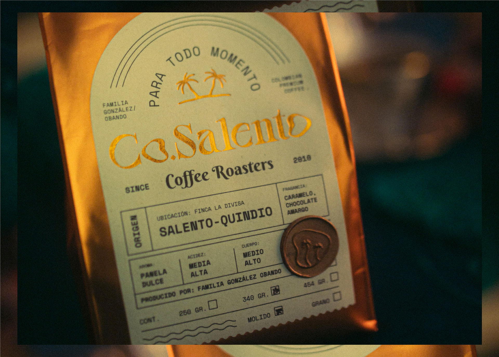 Co.Salento Atemporal Premium Coffee Brand And Packaging Design