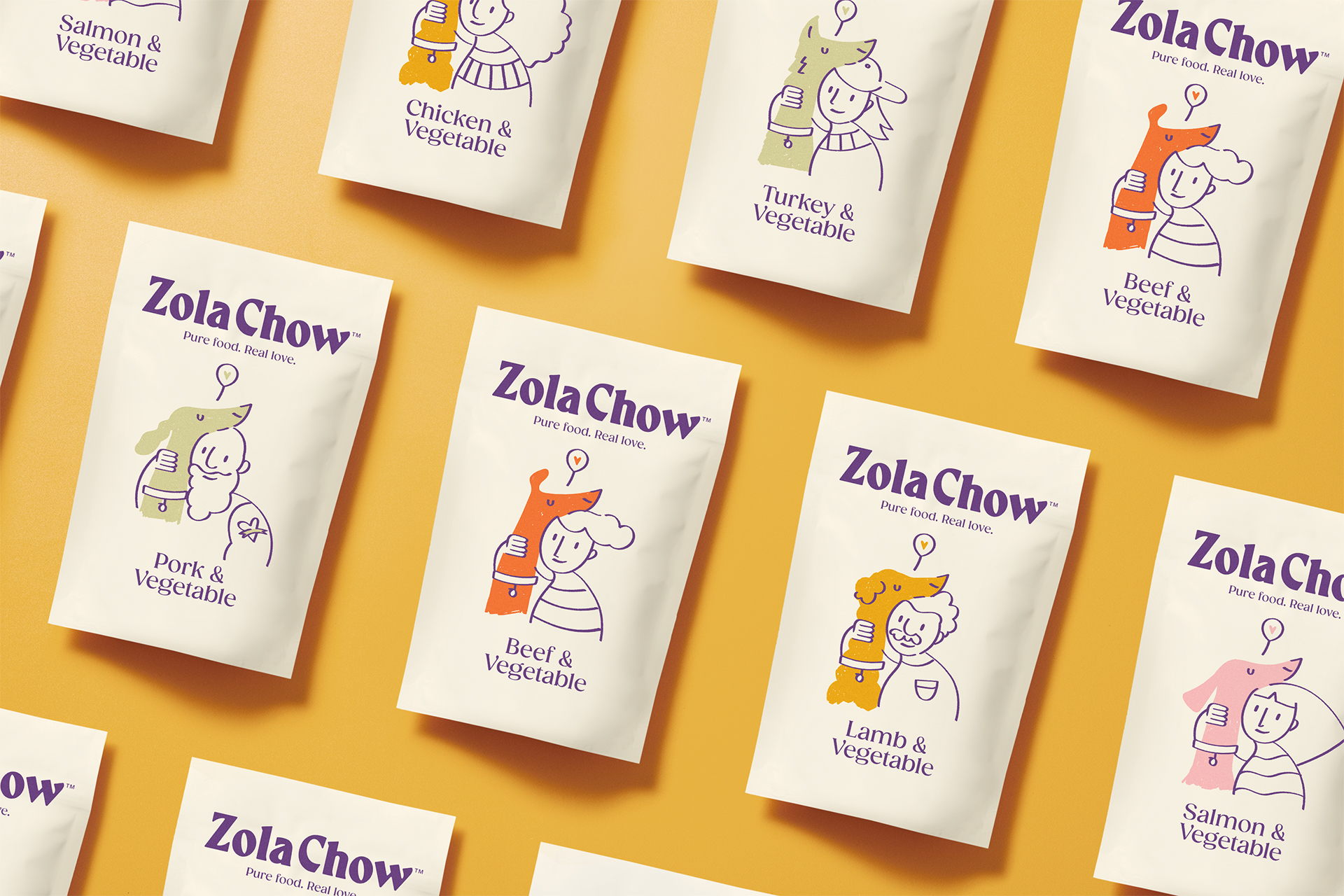 ZolaChow Packaging Shows What’s At The Heart Of The Brand