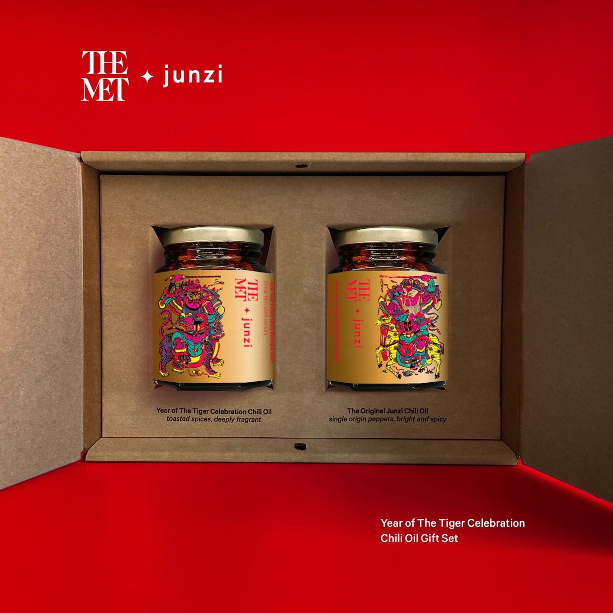 The Met x Junzi Year Of The Tiger Chili Oil Gift Box