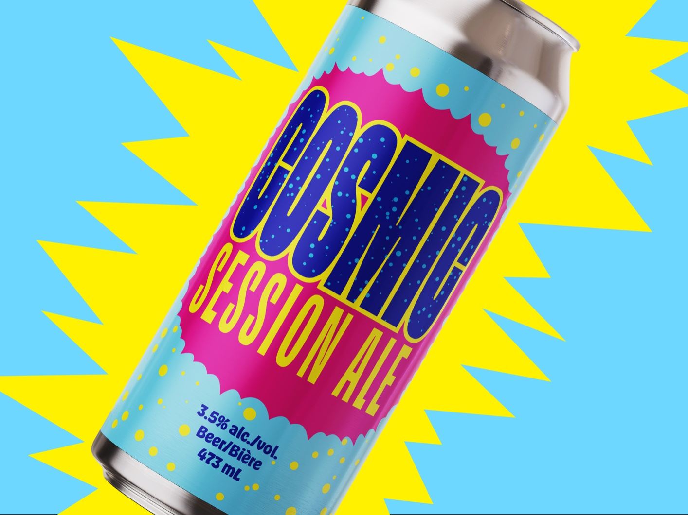 Cliffside Brewing’s Packaging Features Undeniably Fun Statement Typography