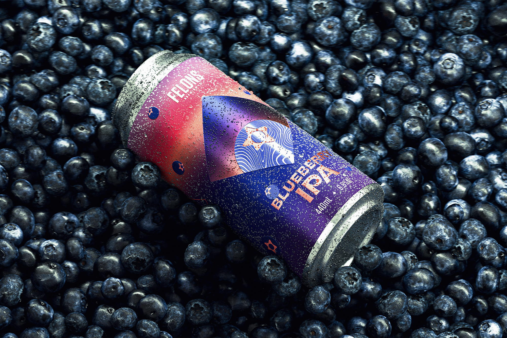 Felons Blueberry IPA Limited Release Boasts Blueberry Hues