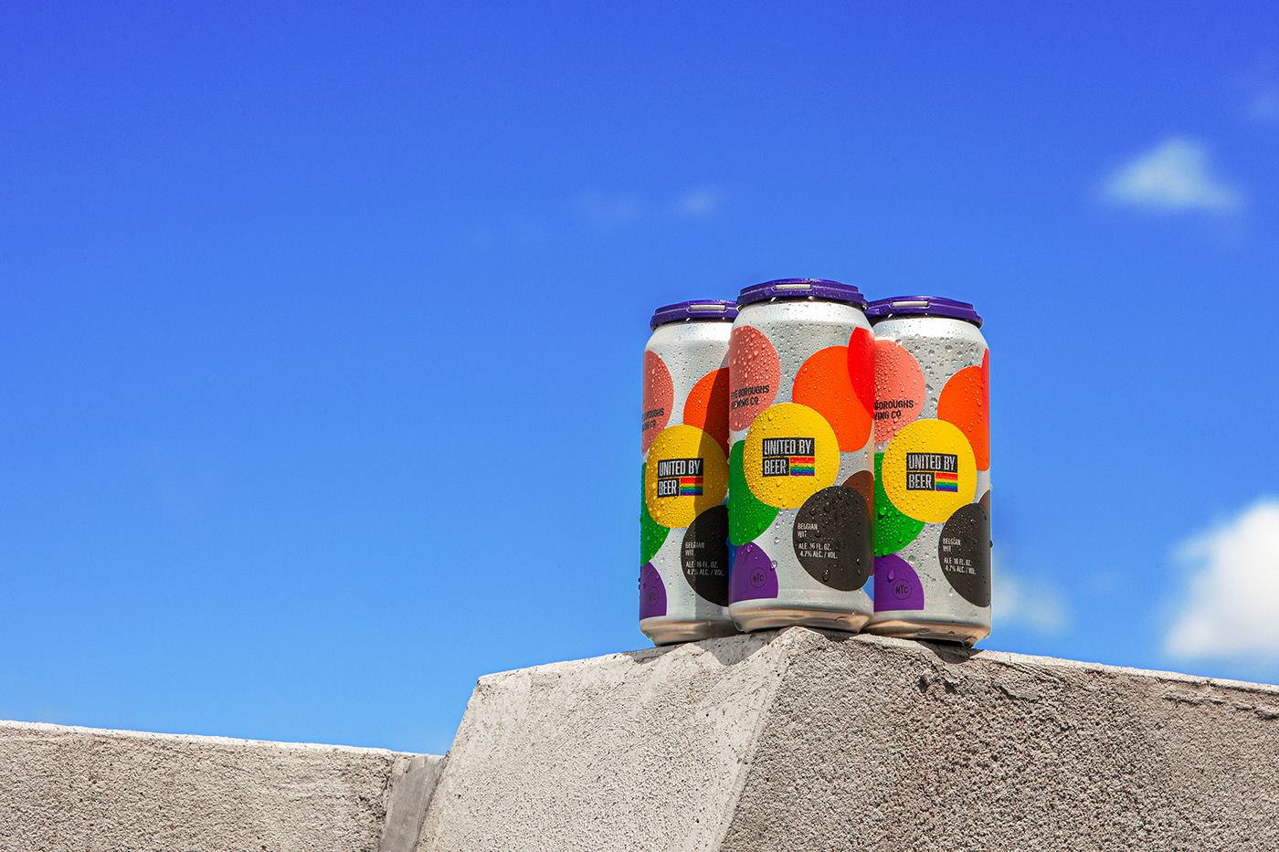 Abraham Lule’s Over-Sized Confetti Design For United by Beer Is Full Of Pride