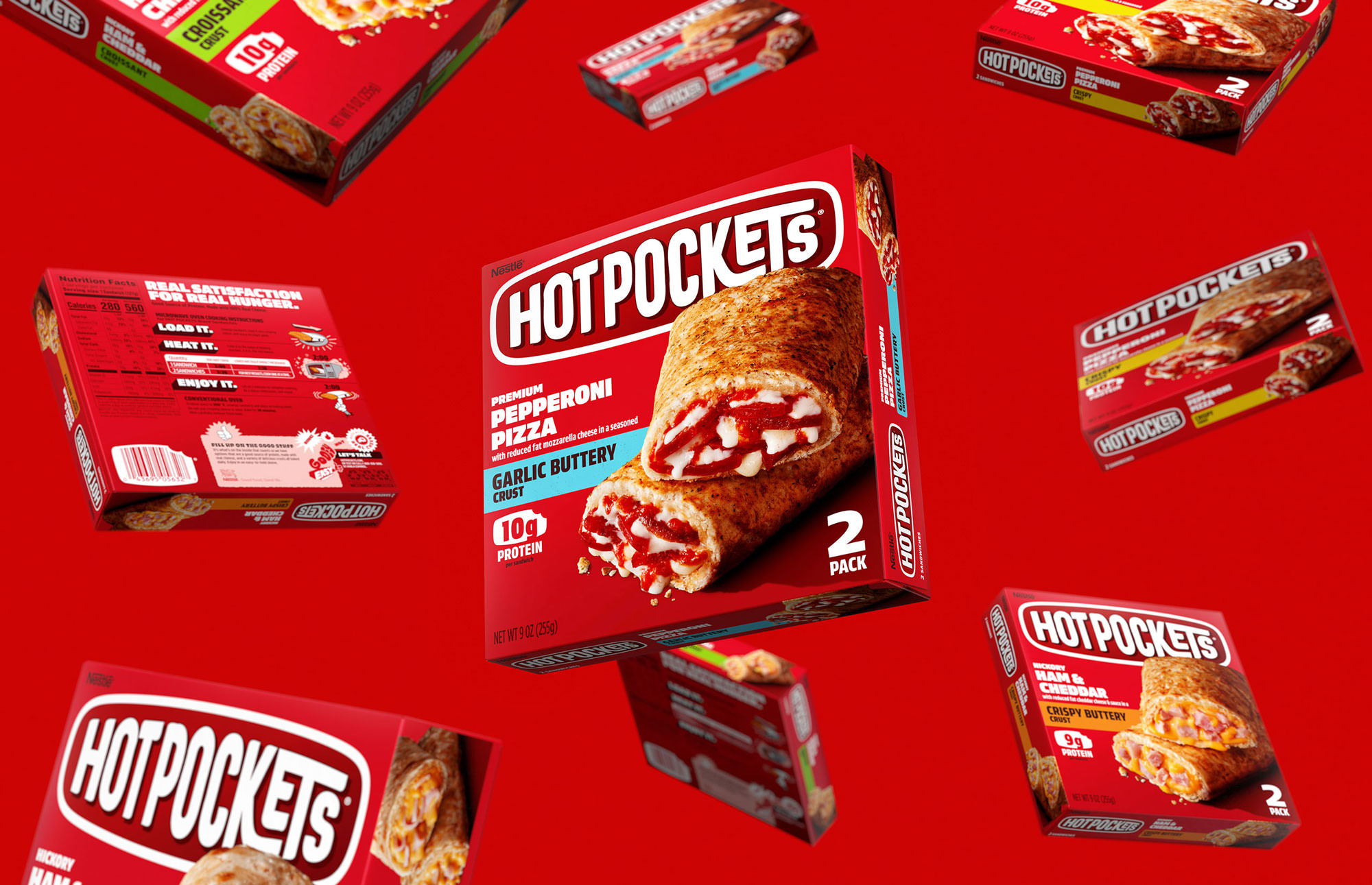 Hot Pockets Gets a Hot New Packaging Design