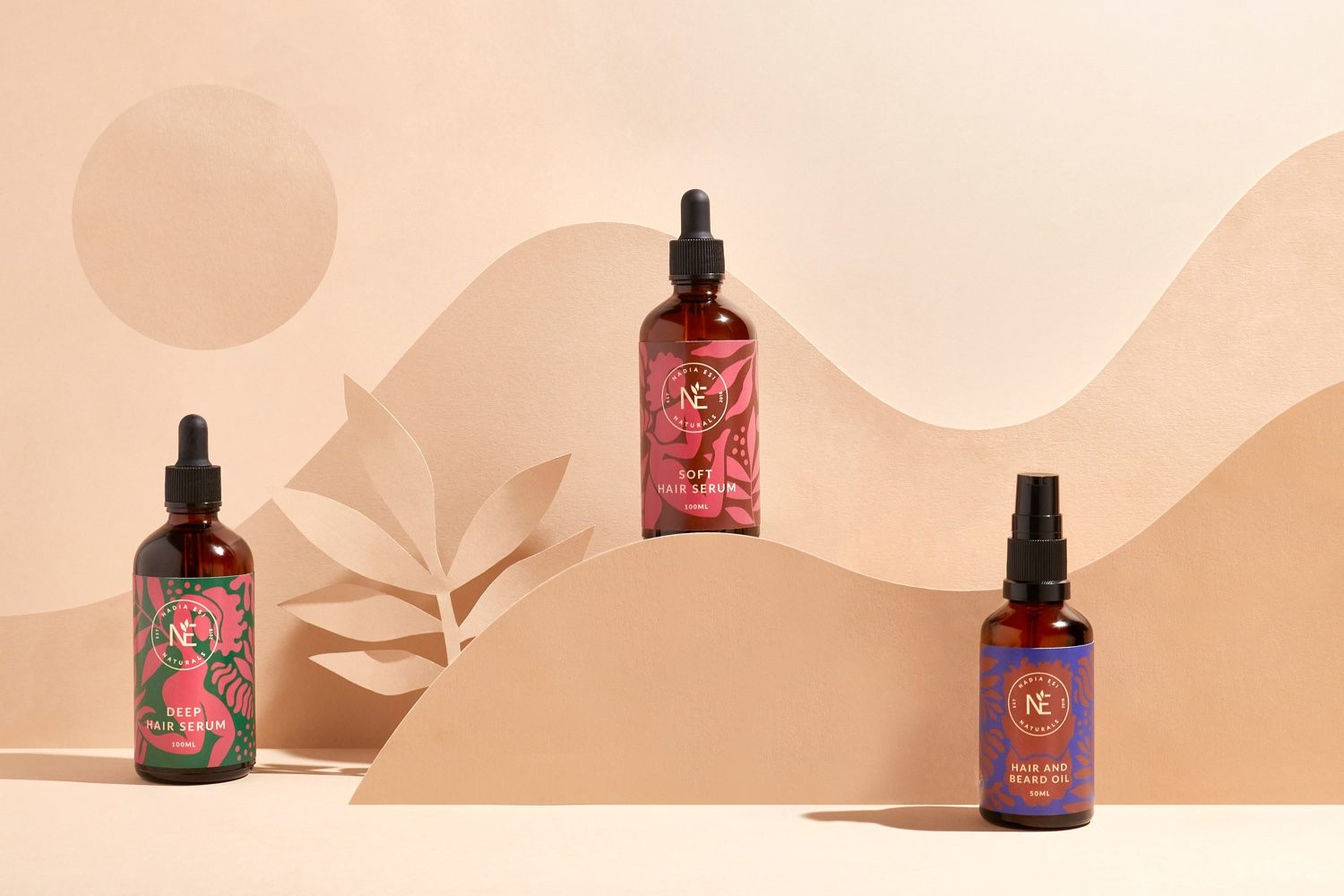 Nadia Esi Hair Serum’s Packaging Naturally Celebrates Curly Hair