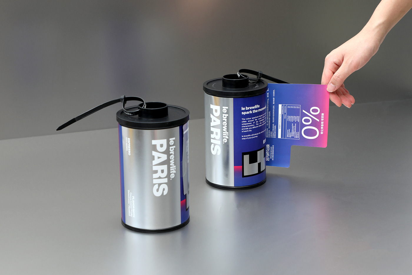 Le Brewlife’s Retro Coffee Packaging Captures the Essence of Iconic Cities through Espressos