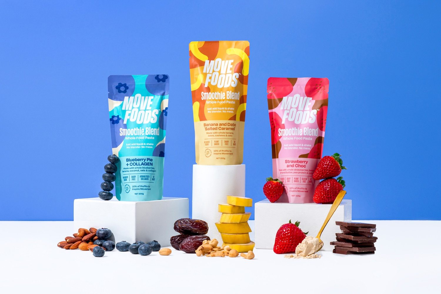 Move Foods’ Packaging Is Built For Energetic People That Are Always On The Go