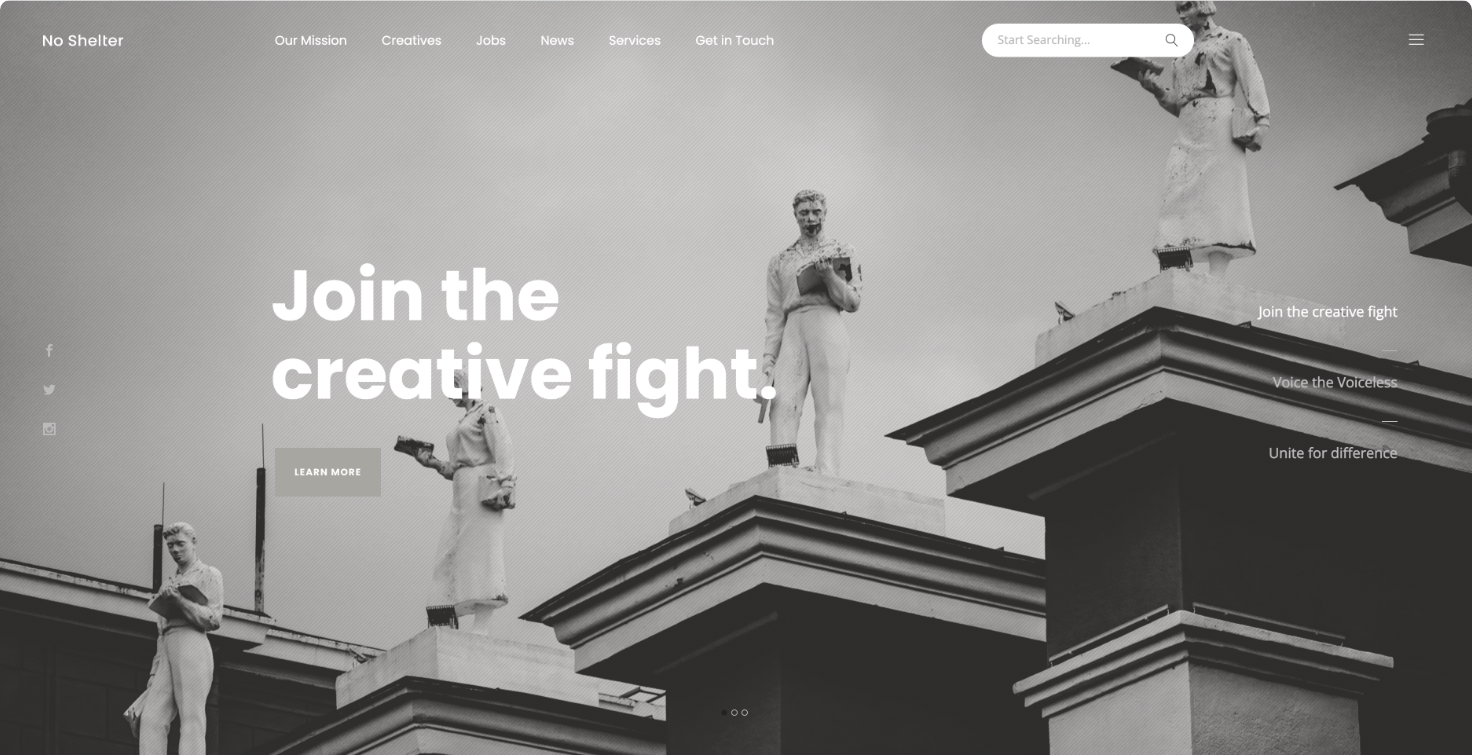 No Shelter is the Platform For Creatives Who Have Been Displaced, Overlooked, and Forgotten