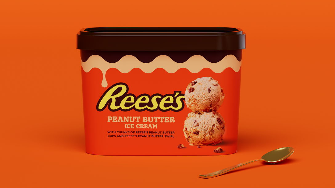 Turner Duckworth Refreshes Reese’s Ice Cream Packaging Line