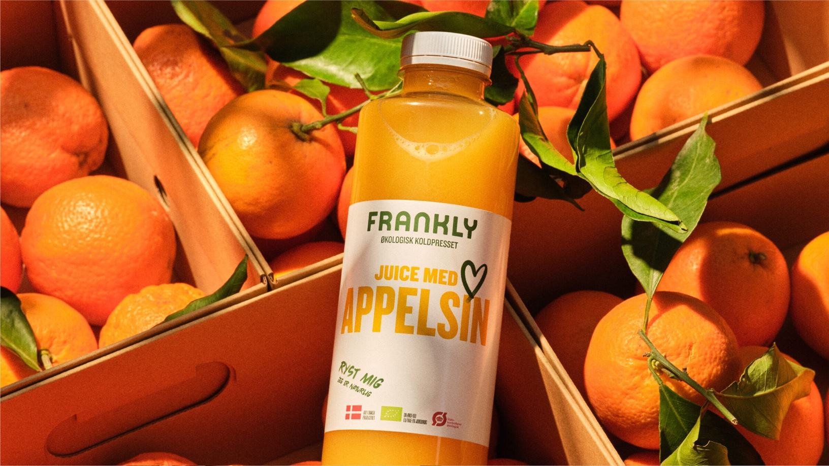 Embracing A New Look For Danish Juice Brand Frankly