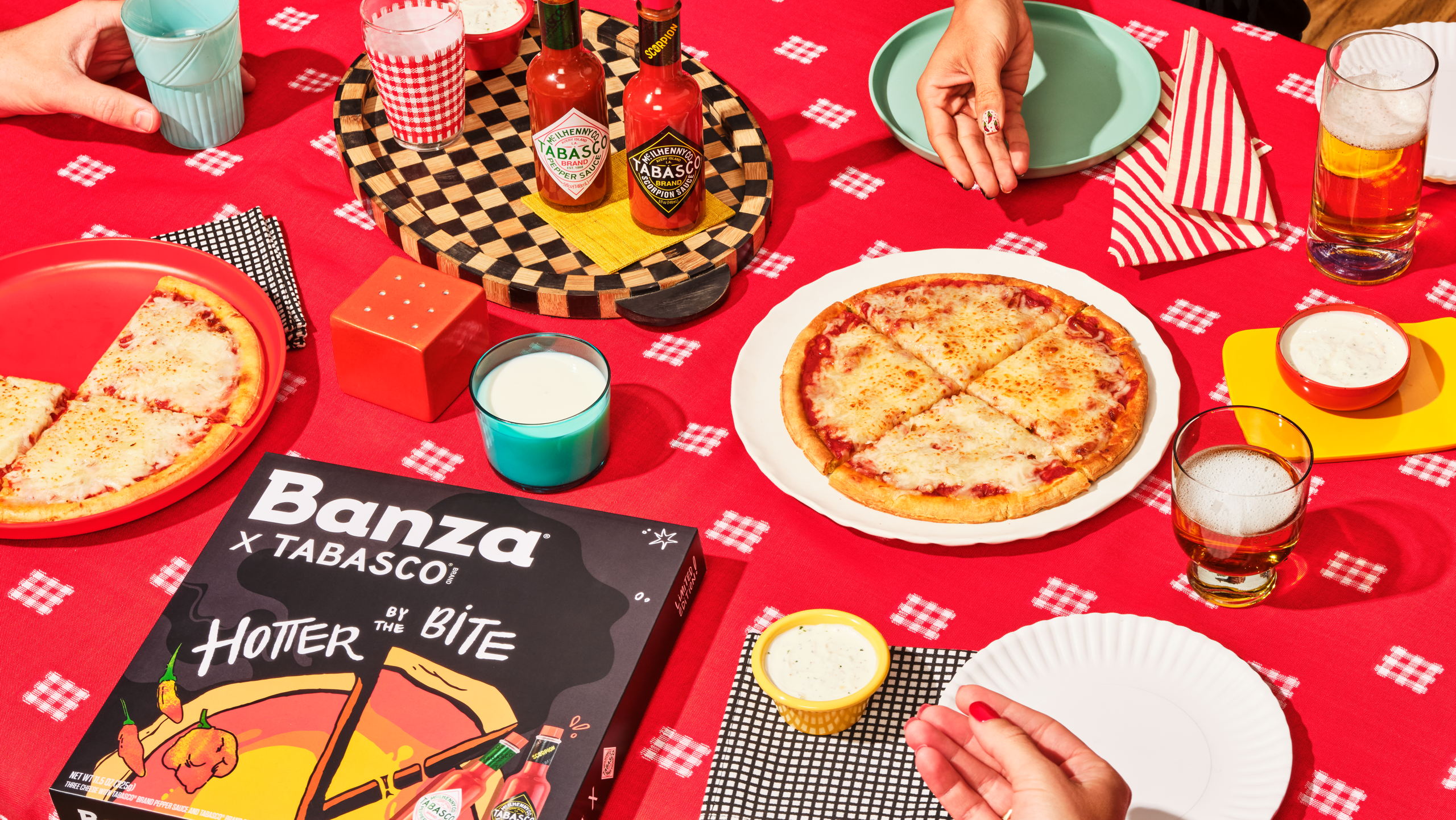 Tabasco and Banza Team Up For a High-Protein Spicy Pizza