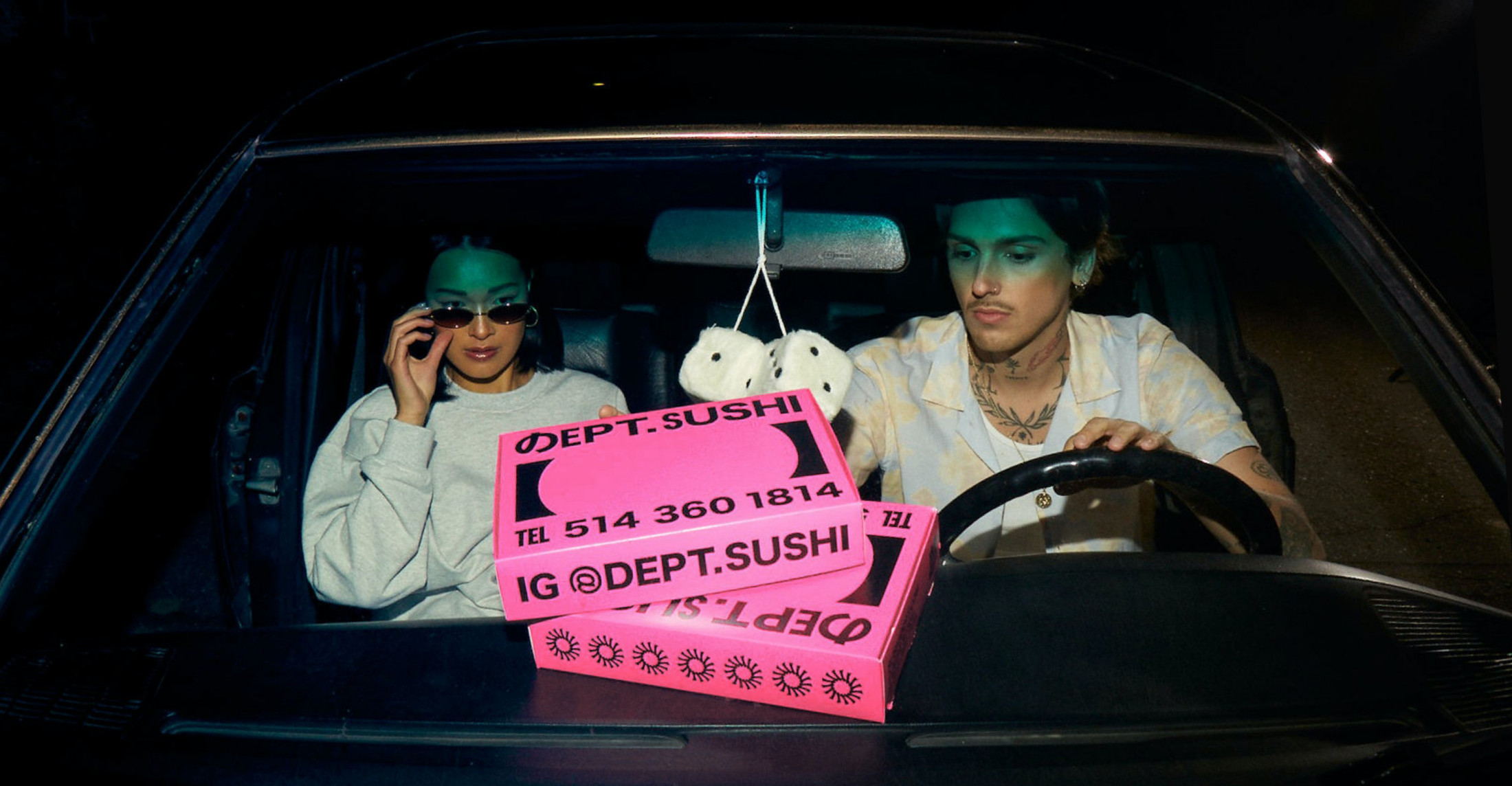 Sushi Meets Street Style With Awp’s Pink Boxes for Dept. Sushi