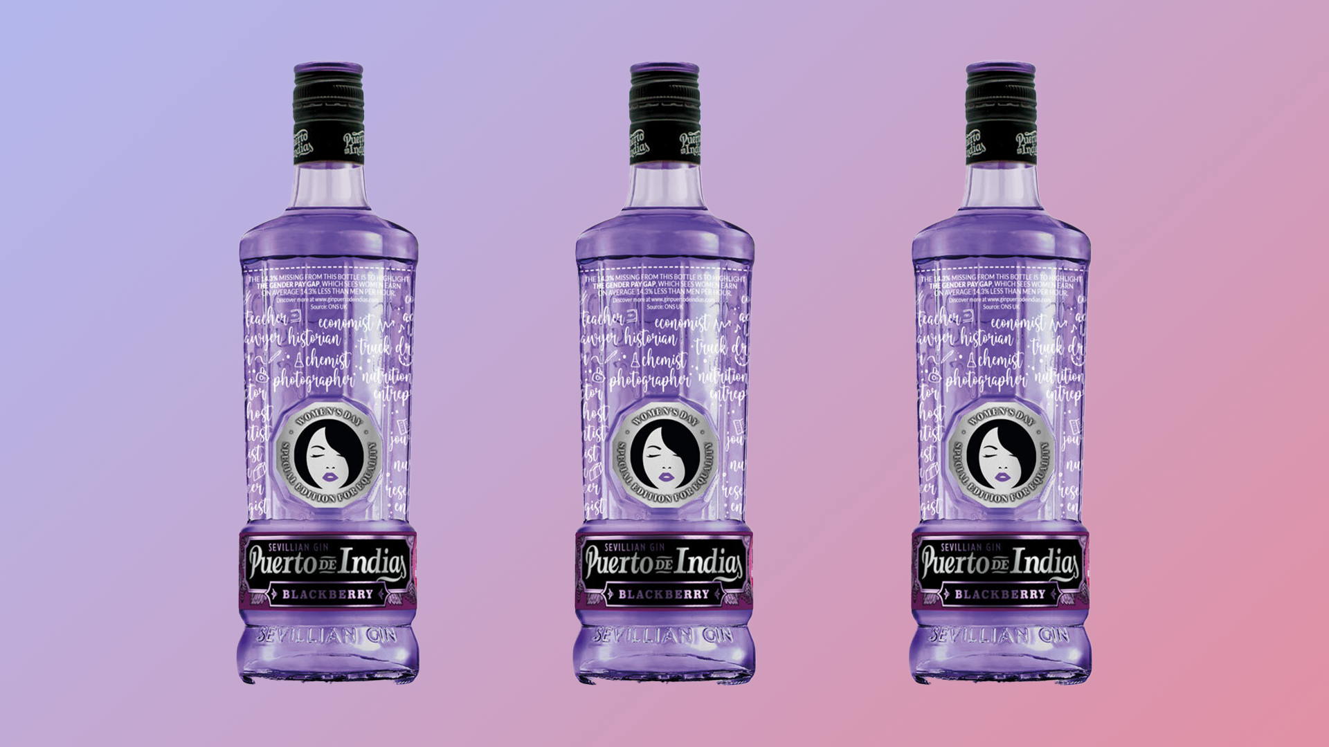 Puerto De Indias Release Special International Women’s Day Gin Addressing The Gender Pay Gap