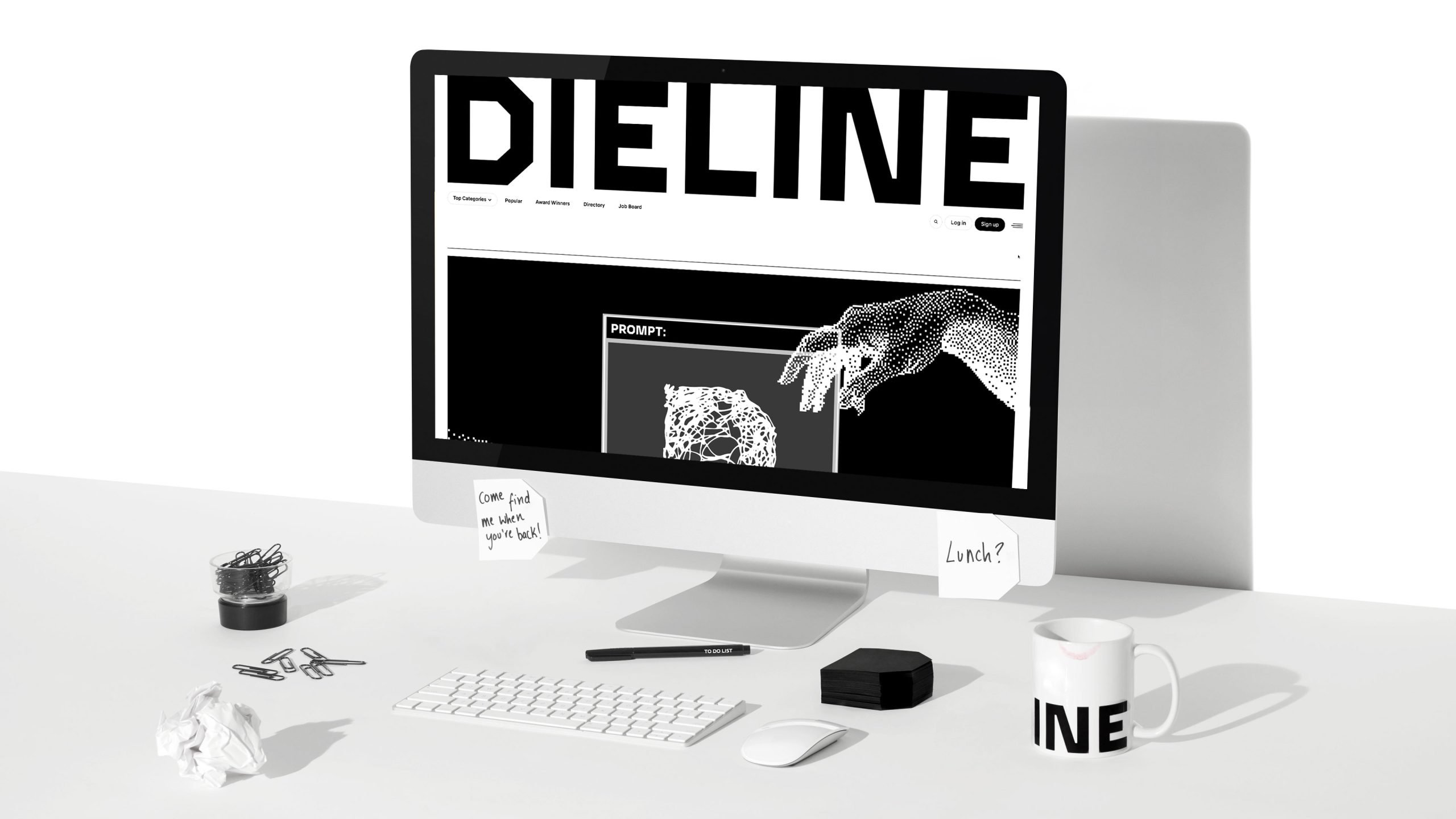 DIELINE's new website by Wordpress