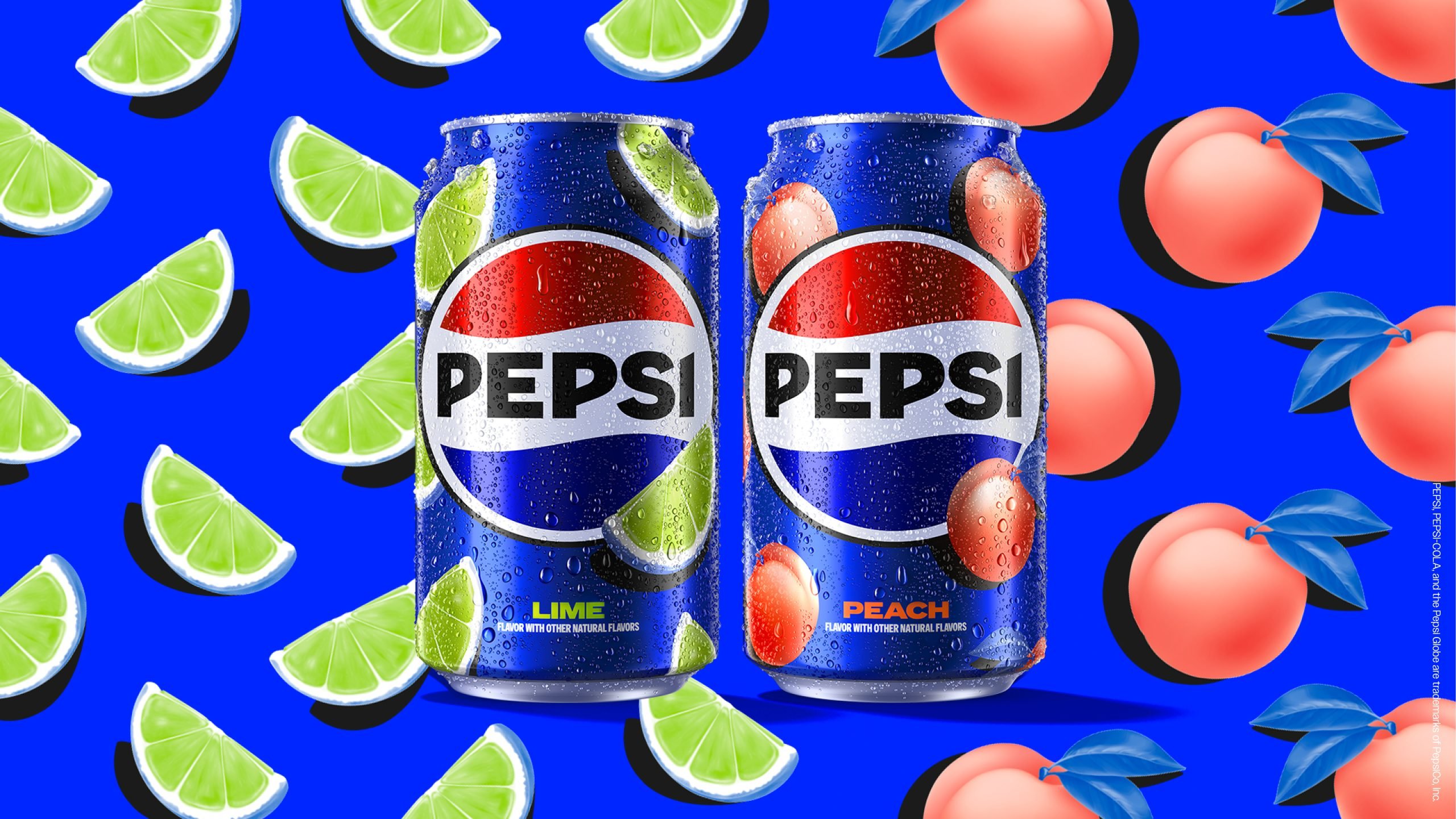 Pepsi Announces Limited Edition Peach and Lime Flavors