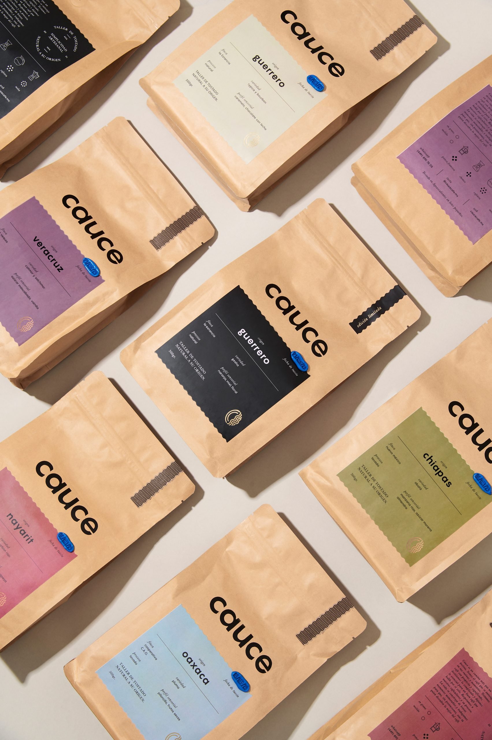 The Fun is in the Little Details of cauce’s Classy, Understated Coffee Packaging