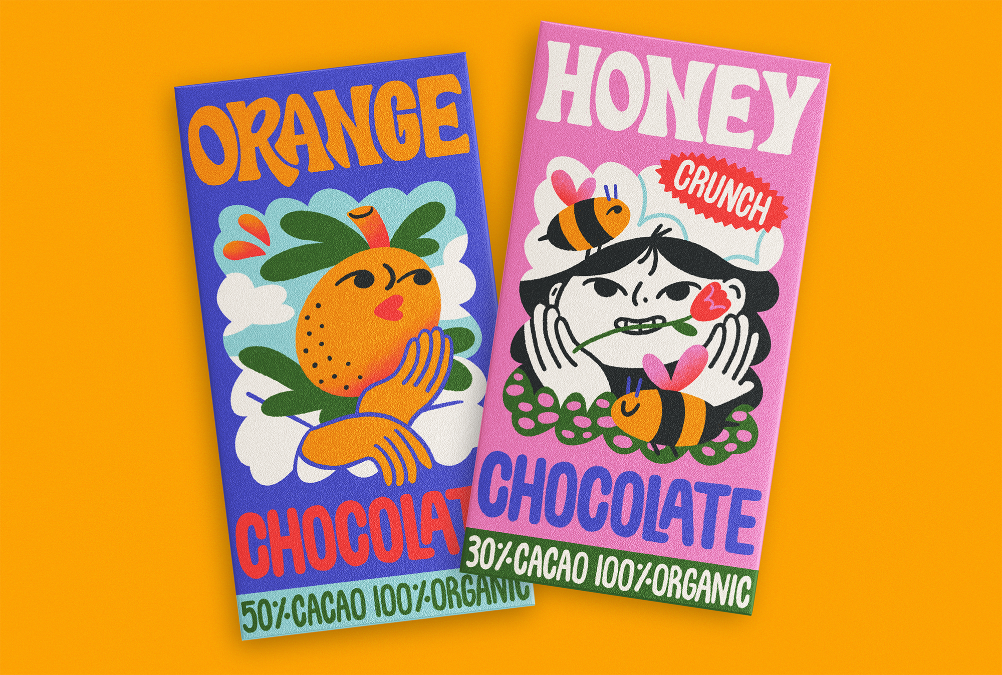 Janice Chang Adds Psychedelic Sweetness to Chocolate with a Charming Illustrated Concept