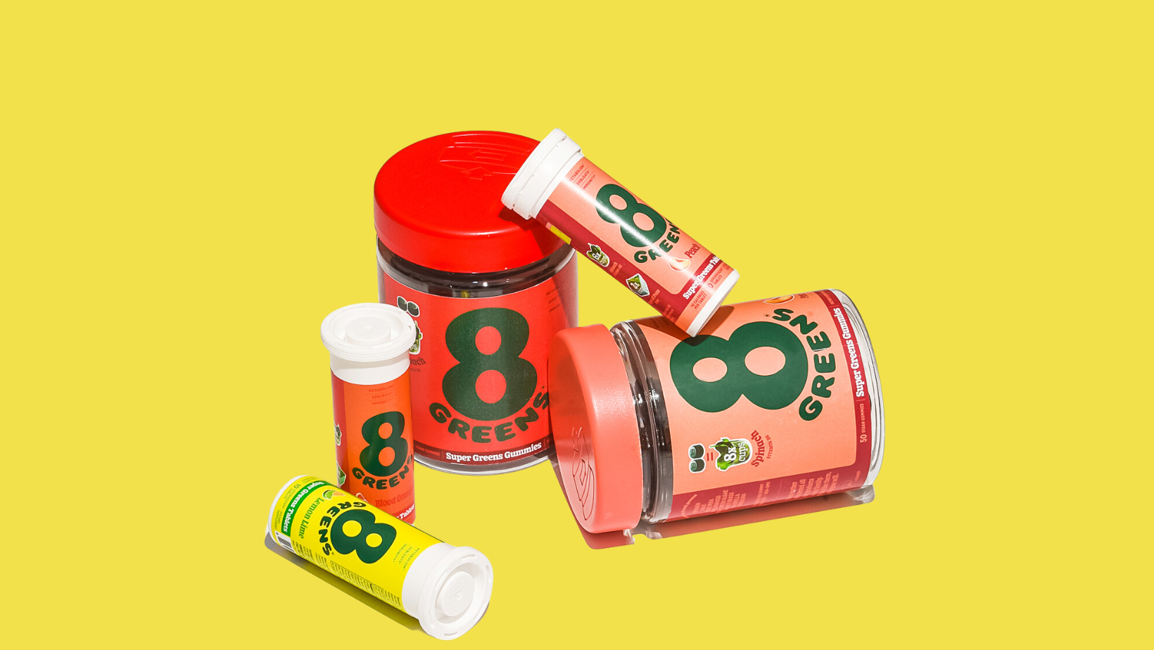 8 Greens Brand Refresh Makes Superfoods More Visually Appealing
