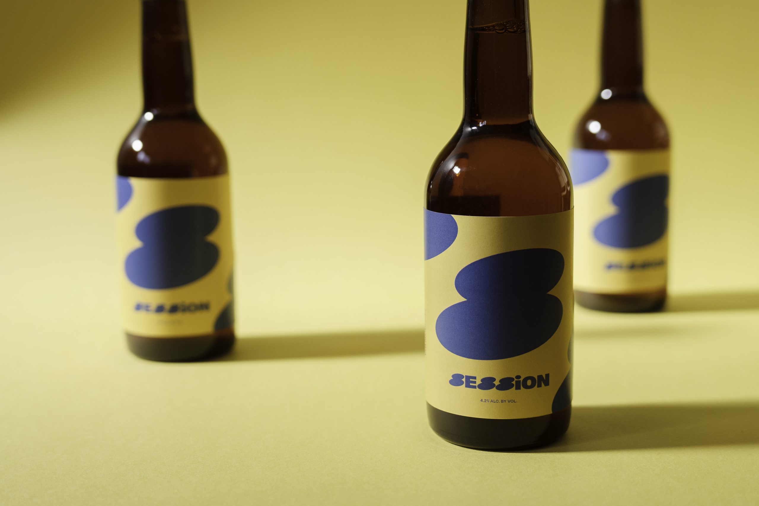 Designer Rui Kinoshita Plays with the Art of Typography in This Funky Abstract Beer Design