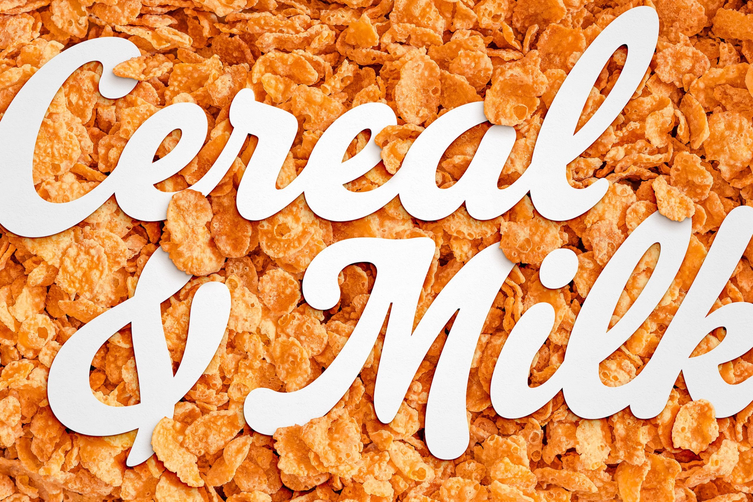 XYZ Type and Plau Design Custom Typeface For Breakfast Cereal King Kellogg’s