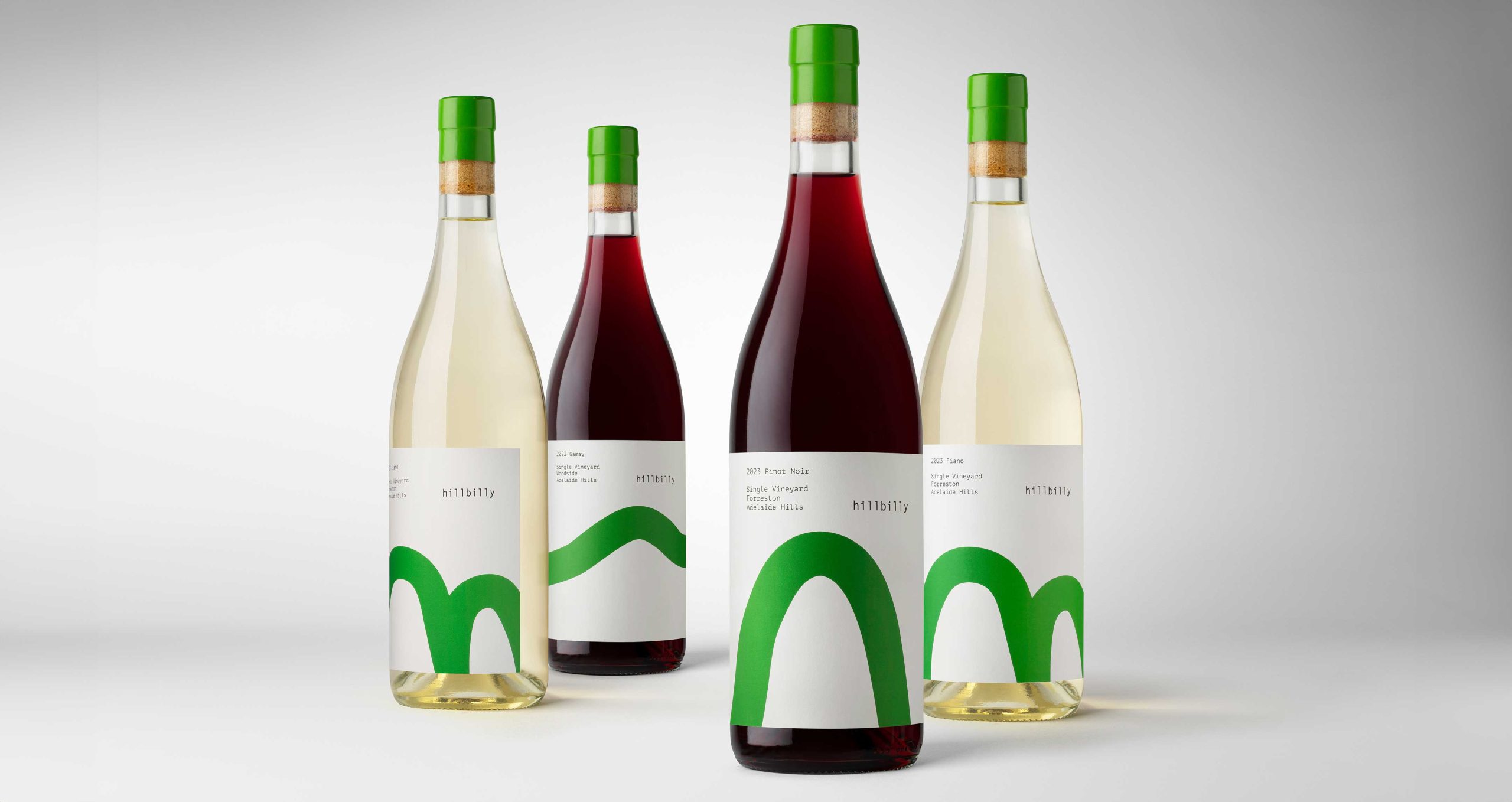 Hillbilly’s Wine Subverts Our Expectations with Artsy, Understated Bottle Design