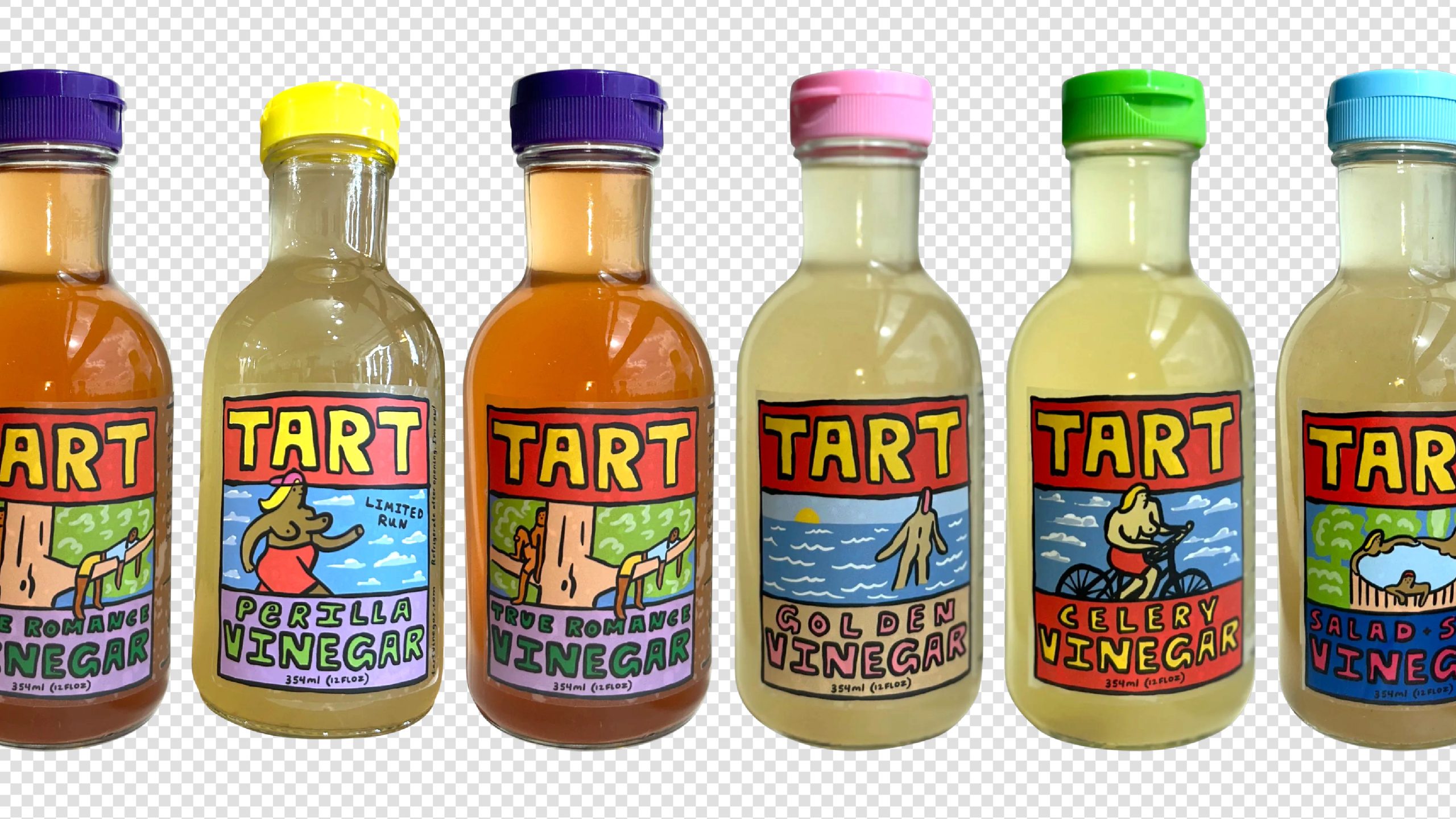 Vibrant Illustrations Bring Tart Vinegar to Life