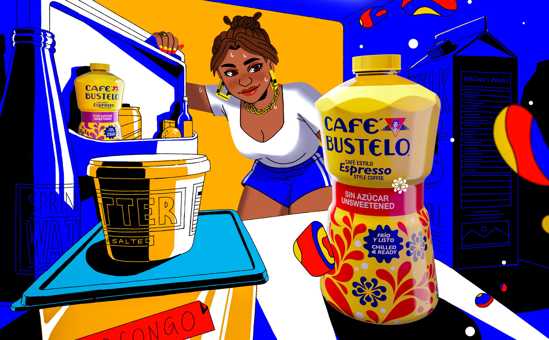 Cafe Bustelo’s New Line Of Iced Coffee Gives Shout Out To Stovetop Espresso Makers With Bottle Design
