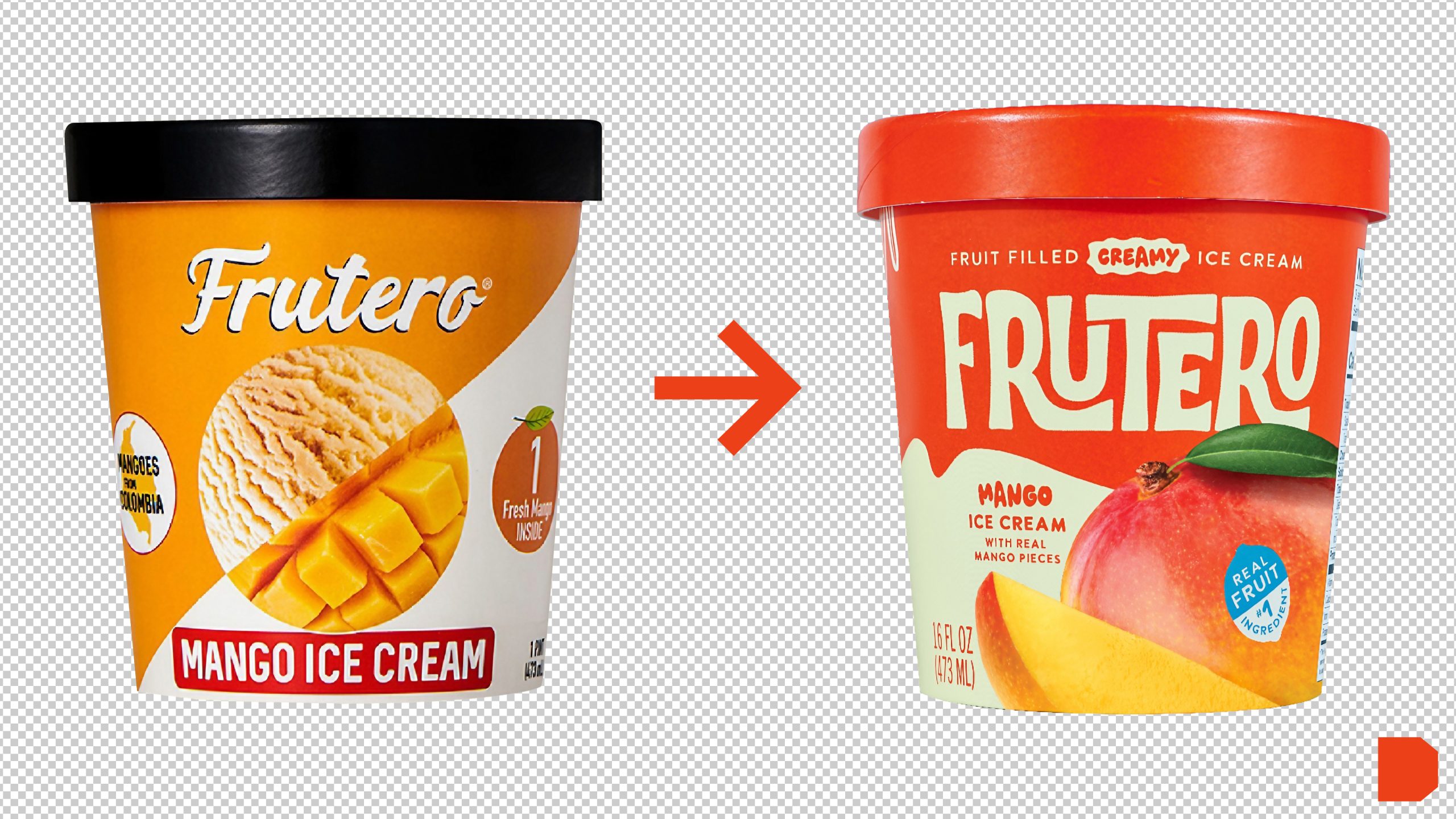 Rate the Redesign: Frutero Ice Cream’s Playful Packaging Makeover by Olio Studio