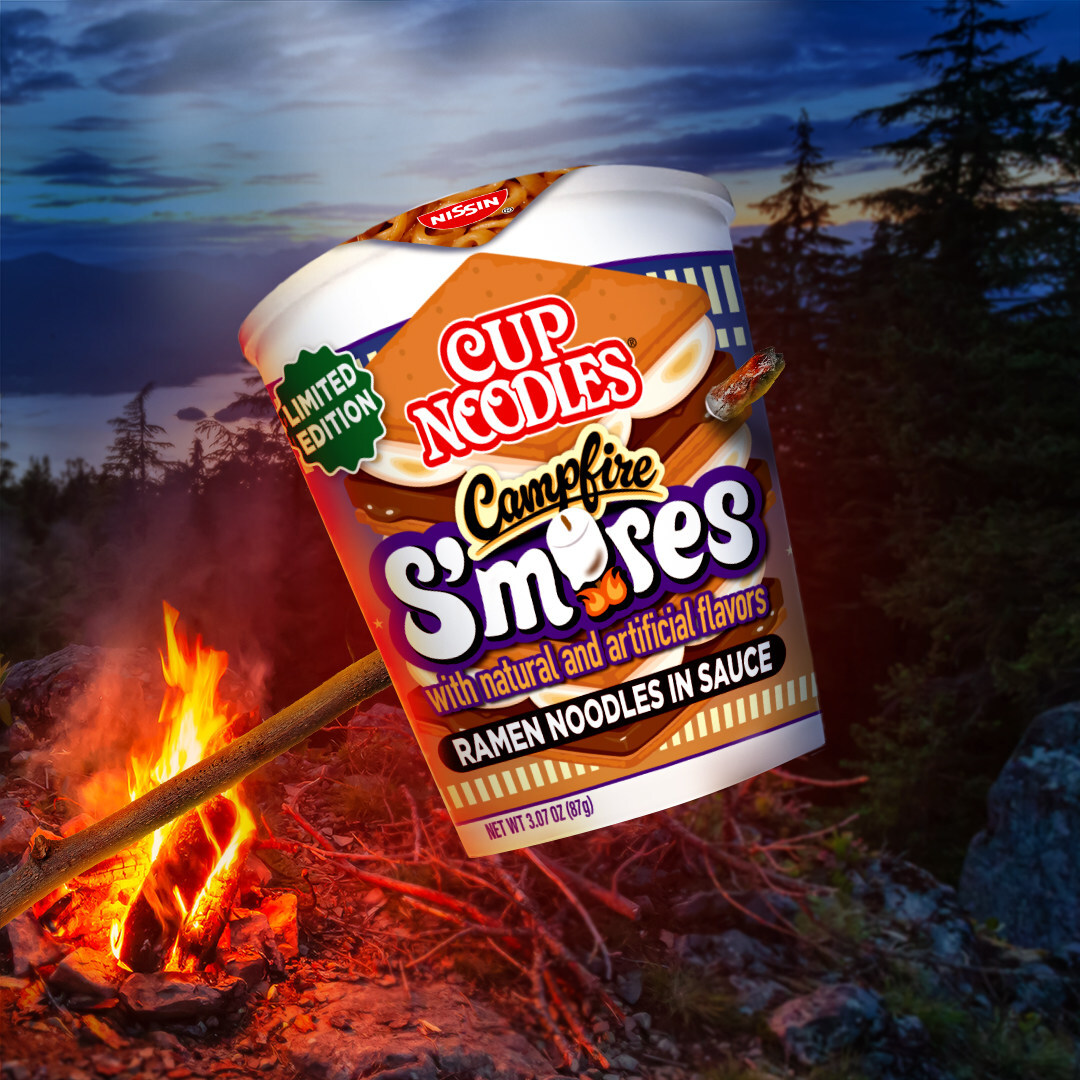 It’s Summer, so of Course That Means It’s Time for a Hot Bowl of…S’Mores Cup Noodles
