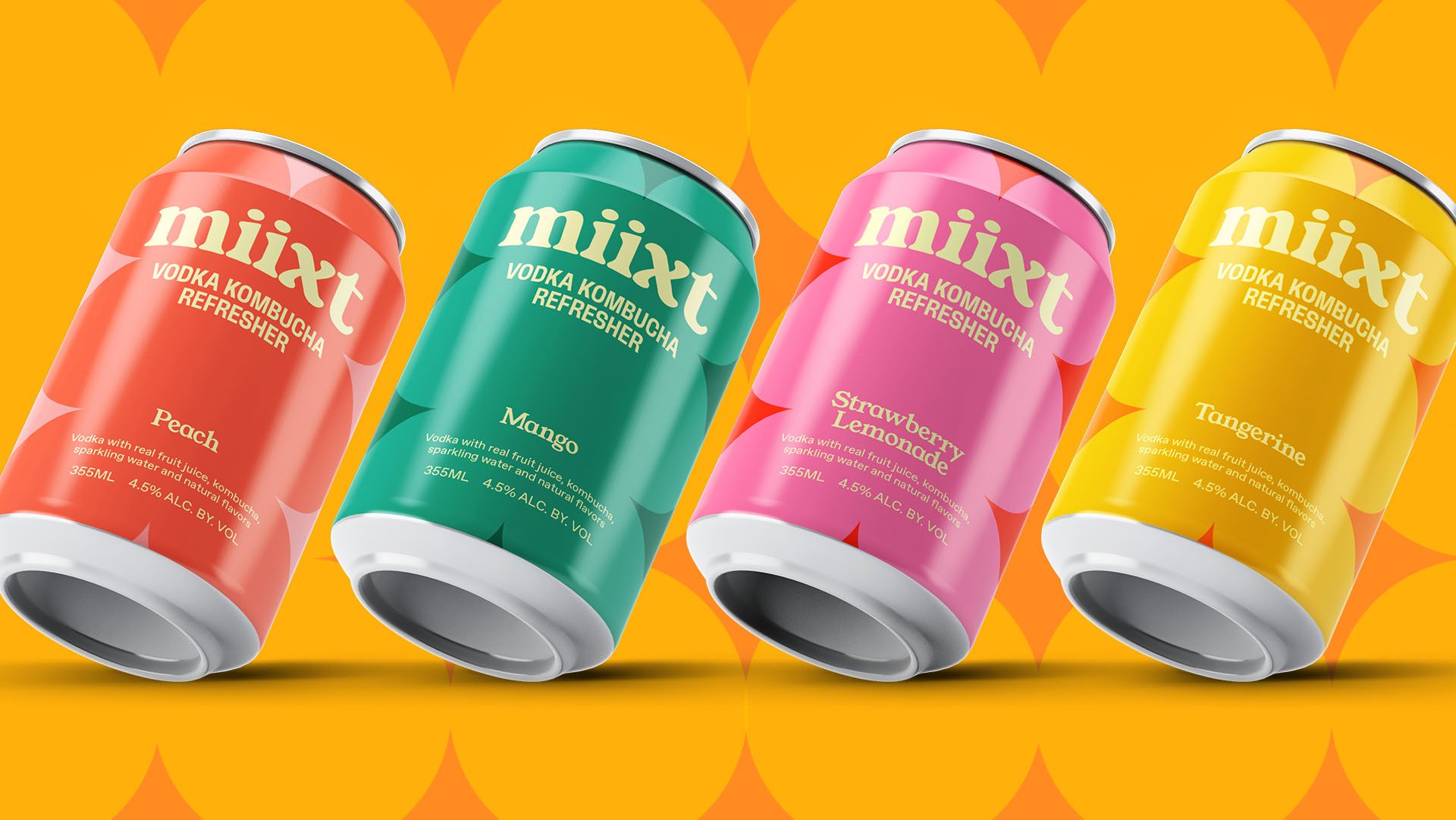 Studio Chong Designs Sunny Look for Miixt Vodka Kombucha Refreshers