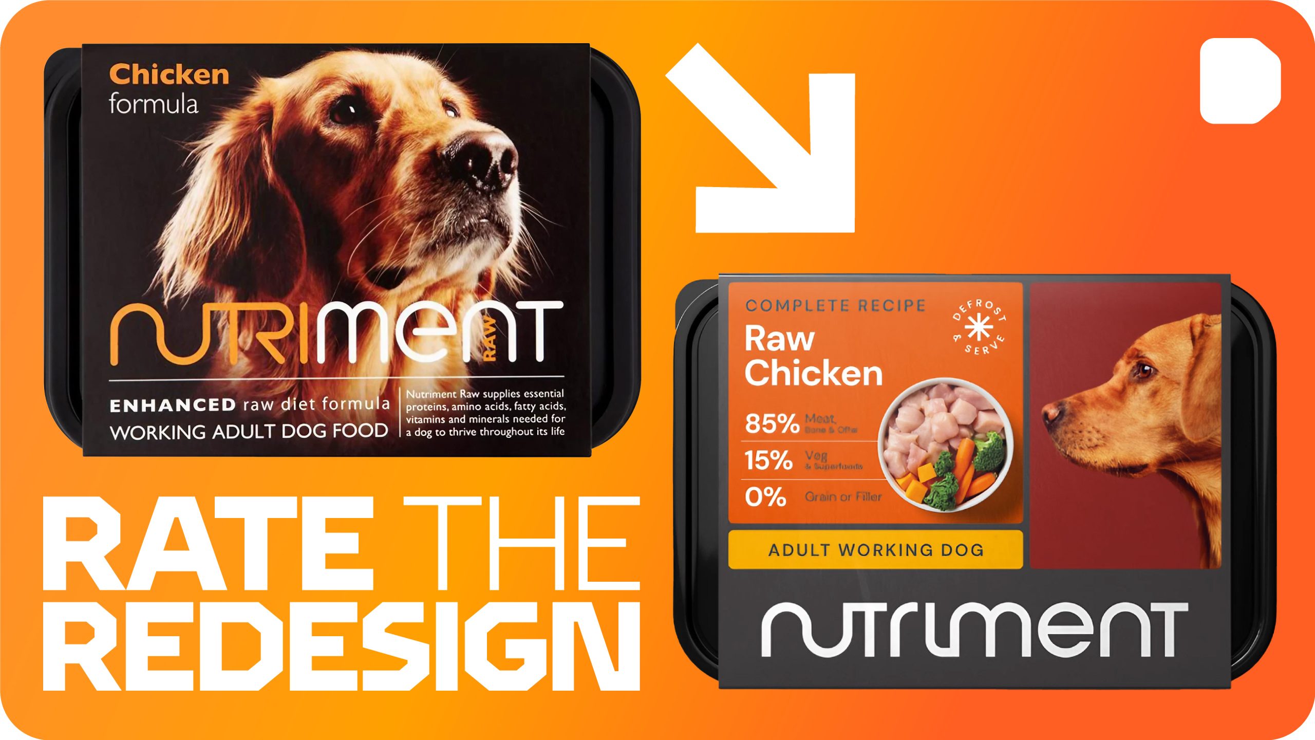 Rate the Redesign: Robot Food’s Branding and Packaging Overhaul for Nutriment Pet Food