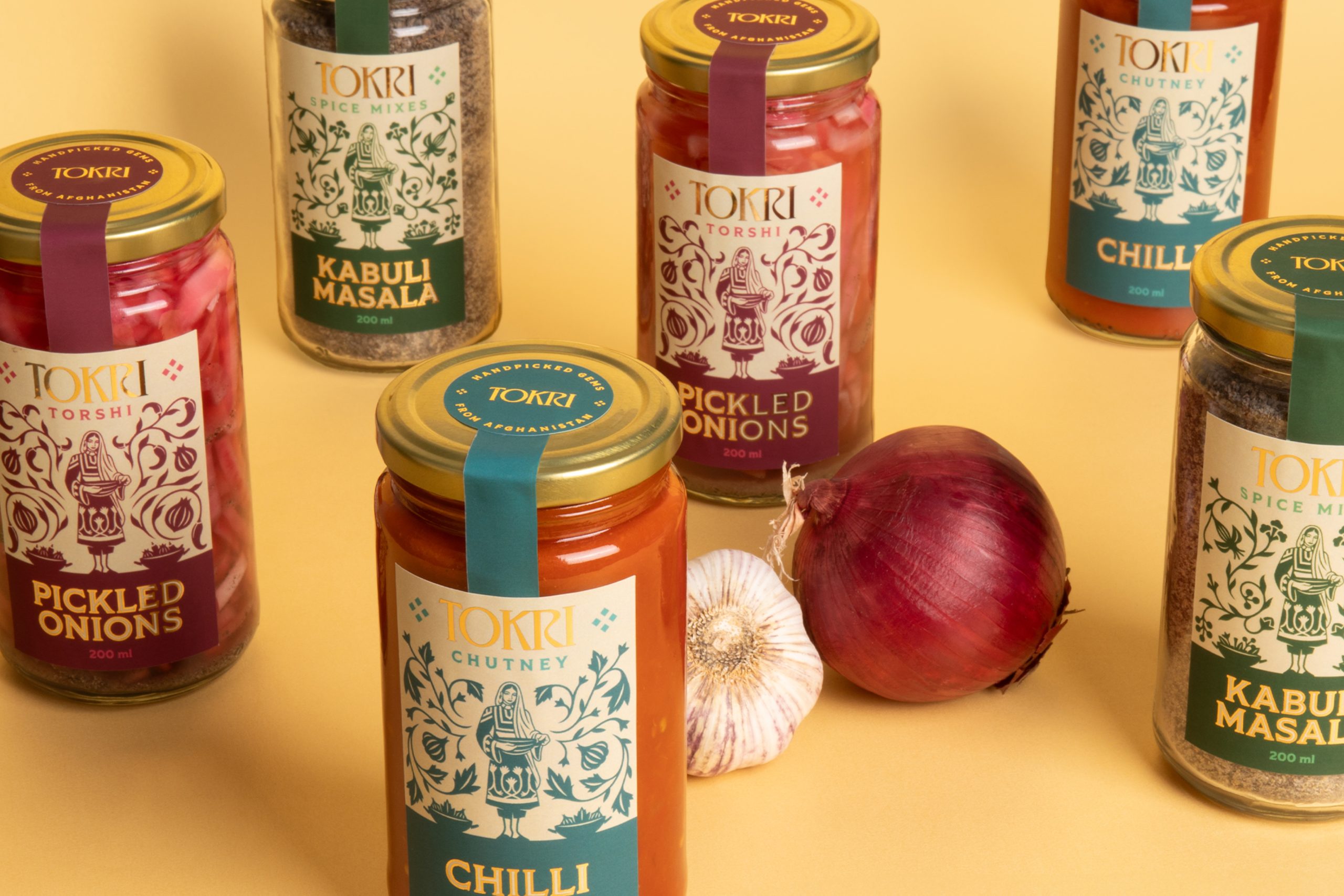 Tokri Turns Afghan Pantry Staples into Shelf Art