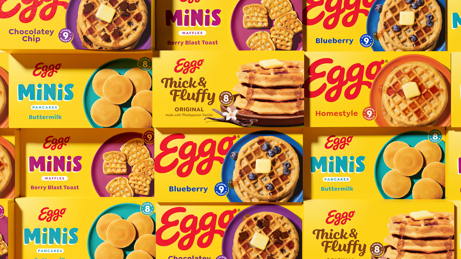 Eggo Leggos Its Old Brand Identity With A Refresh By Design B&B