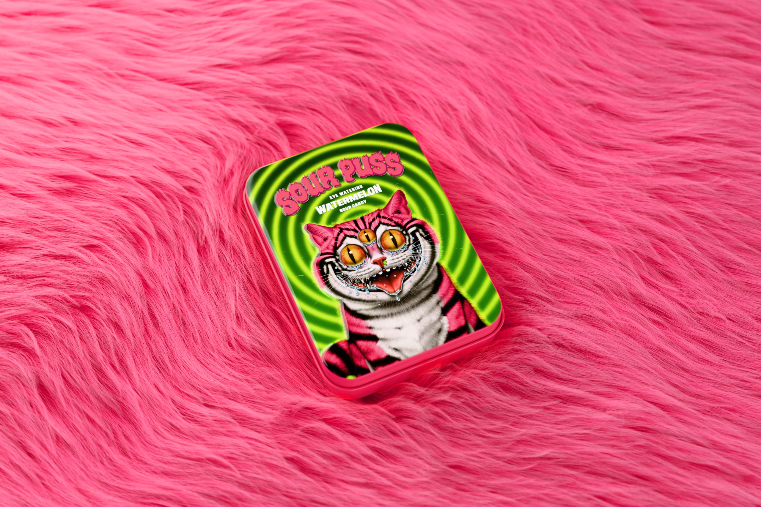 Studio Unbound’s Candy Tin For Sour Puss Goes Full Throttle