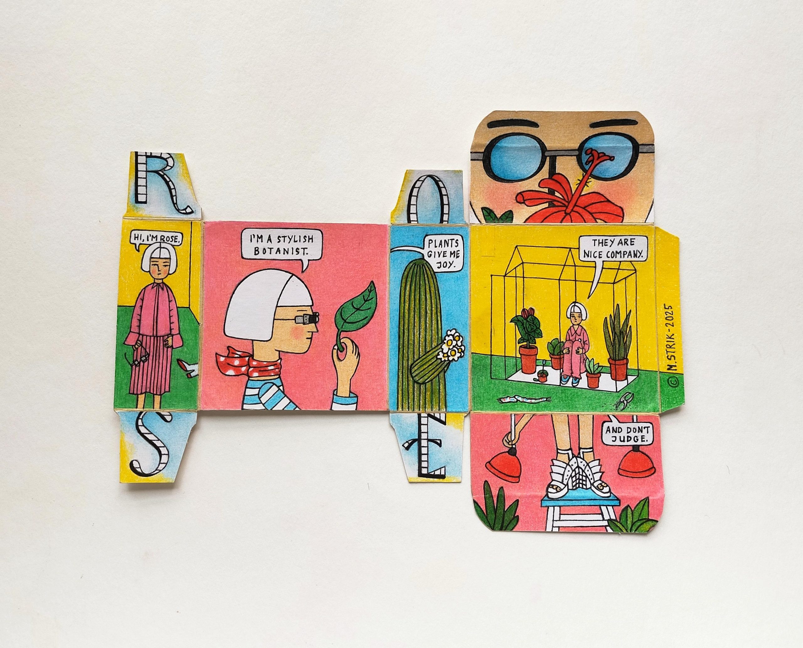Mariëtte Strik Prints Comics on Everyday Packaging