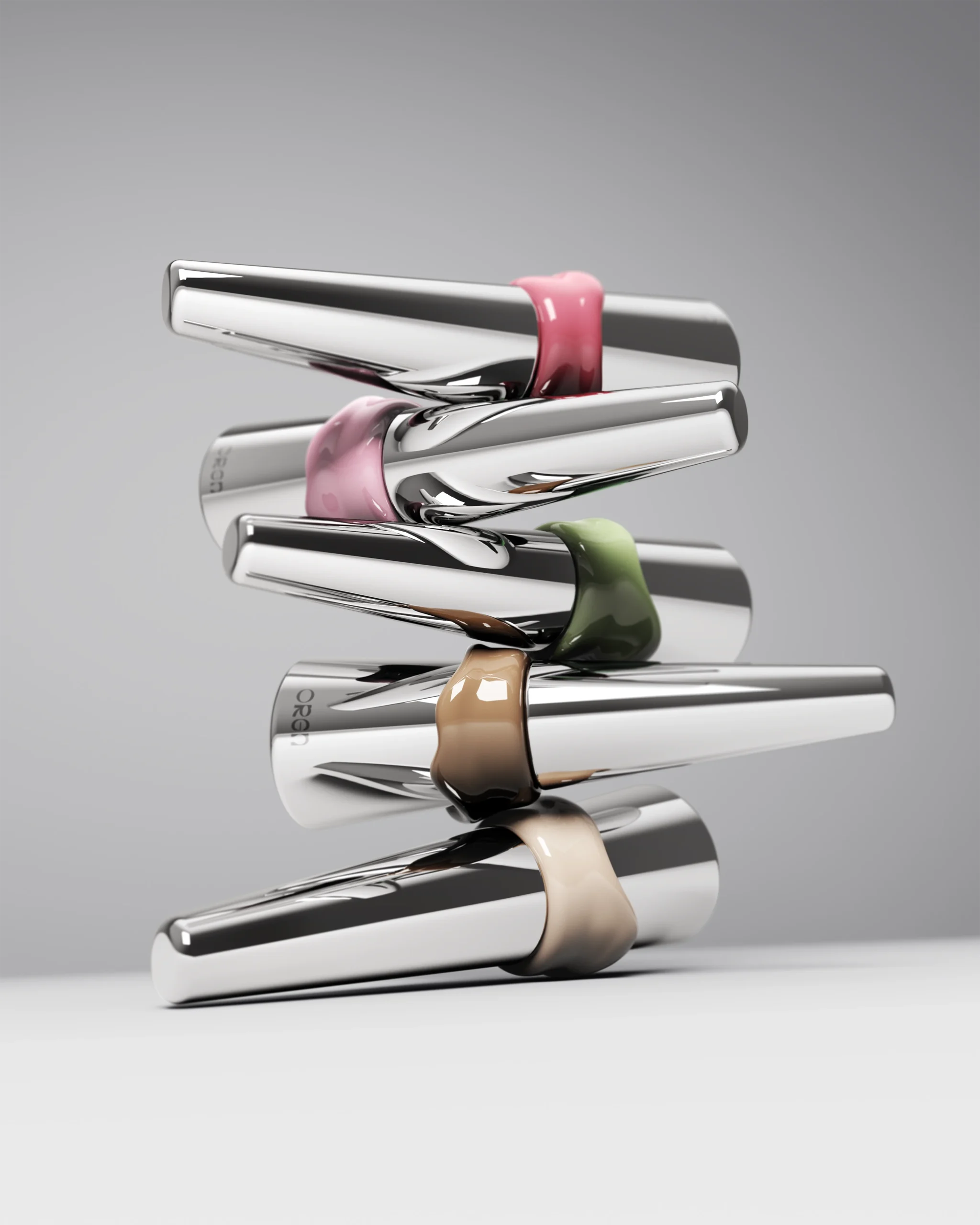 d’ ORIGIN Rethinks Nail Polish With Chrome, Lab-Inspired Design