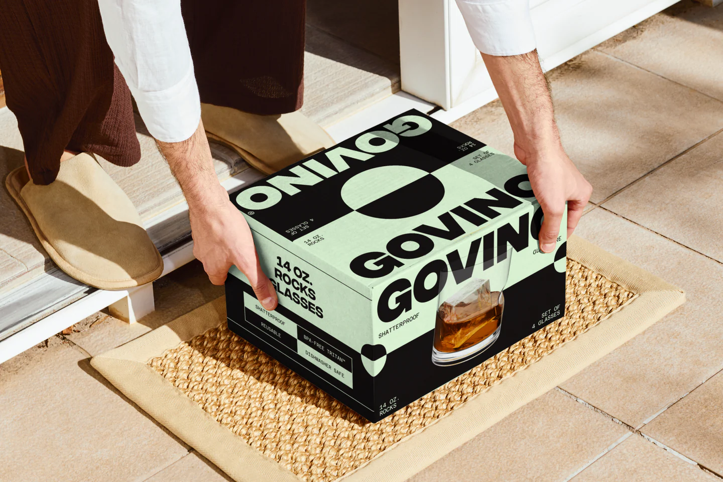 Govino Shatterproof Glassware Proudly Displays Its Trademark Thumb Notch