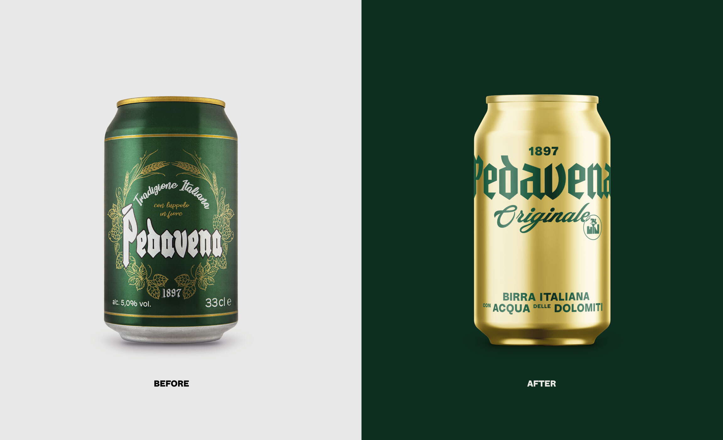 Pedavena’s Packaging Refresh Enhances Its Legacy Without Relying On Nostalgia