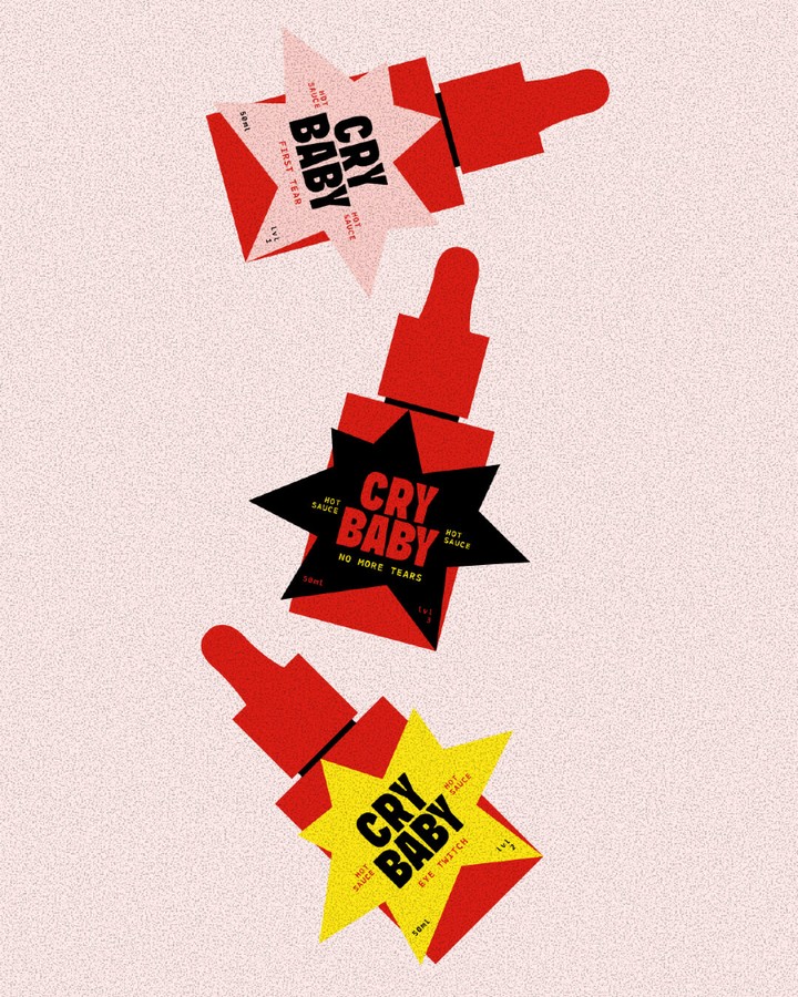 CRYBABY Turns Hot Sauce Into a Graphic Scream