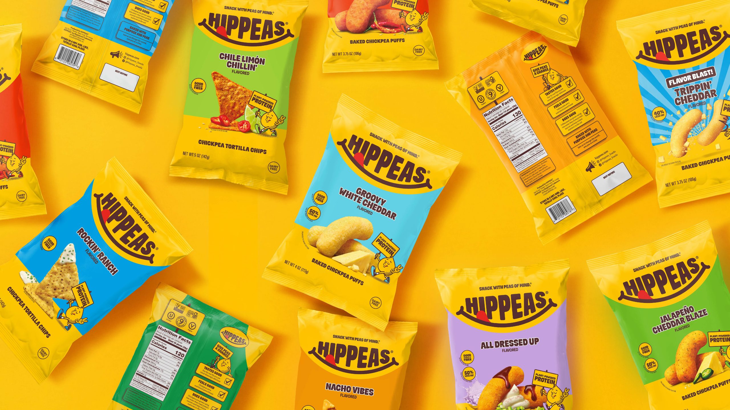 Hippeas Harnesses the Joy of Chickpeas in New Brand Refresh 