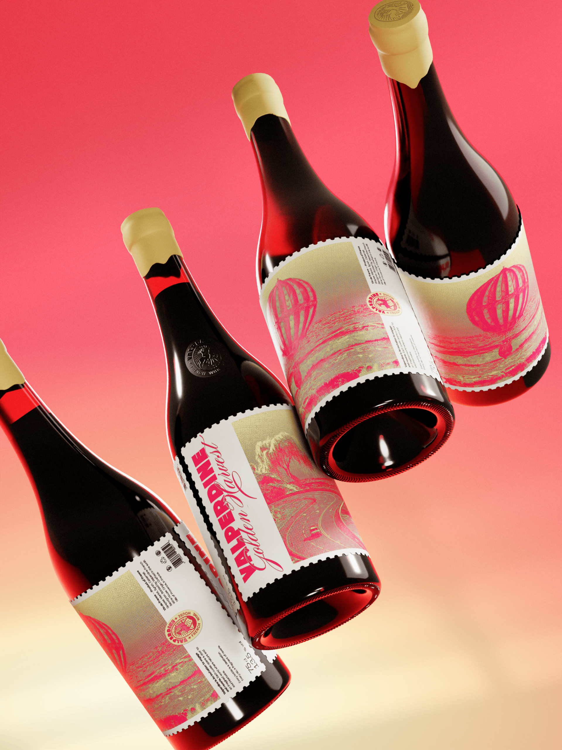 Valperdine’s Wine Labels Deliver a Postcard From a Dream World