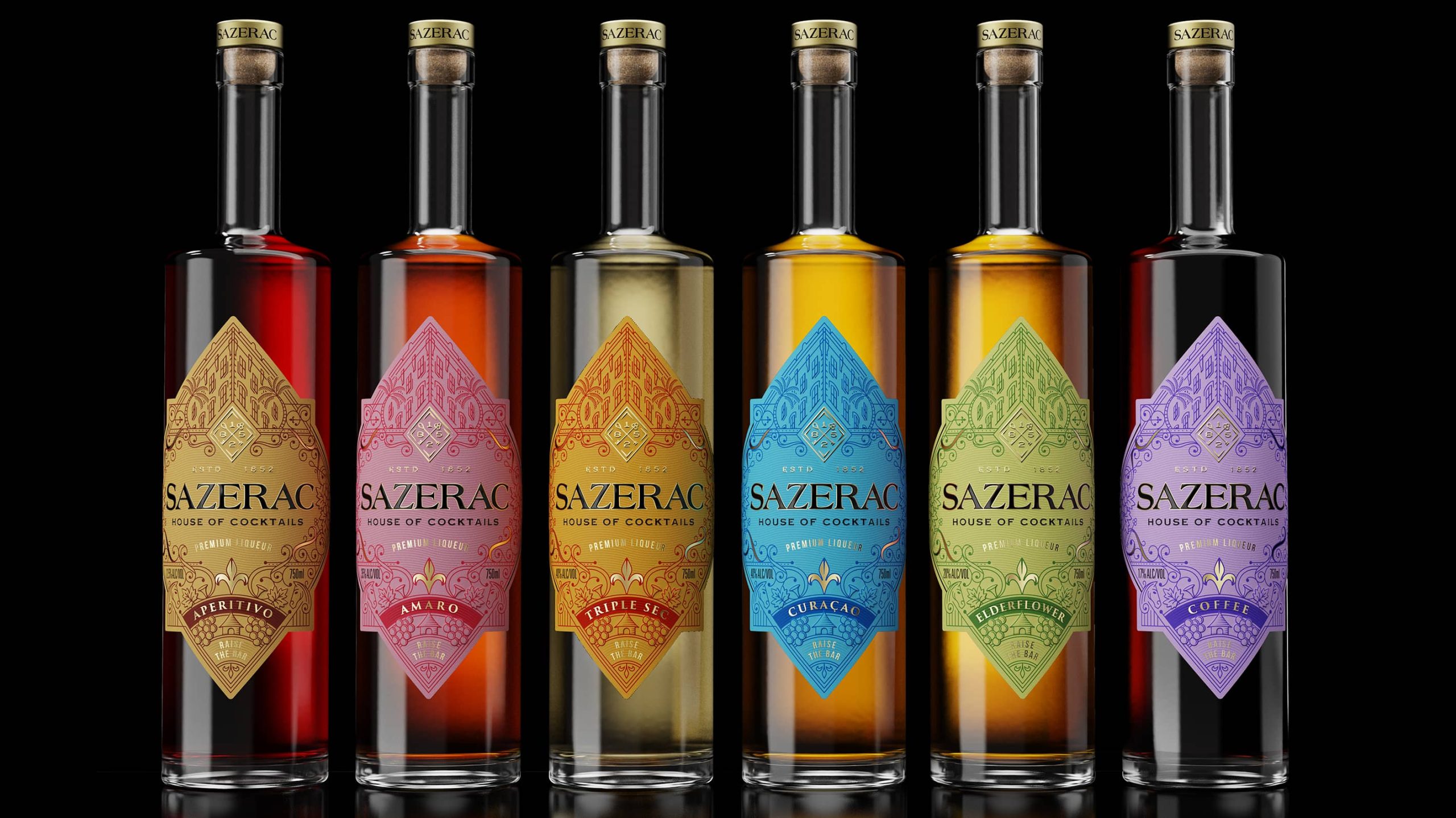 Sazerac Brings the Spirit of New Orleans to Bottle Design