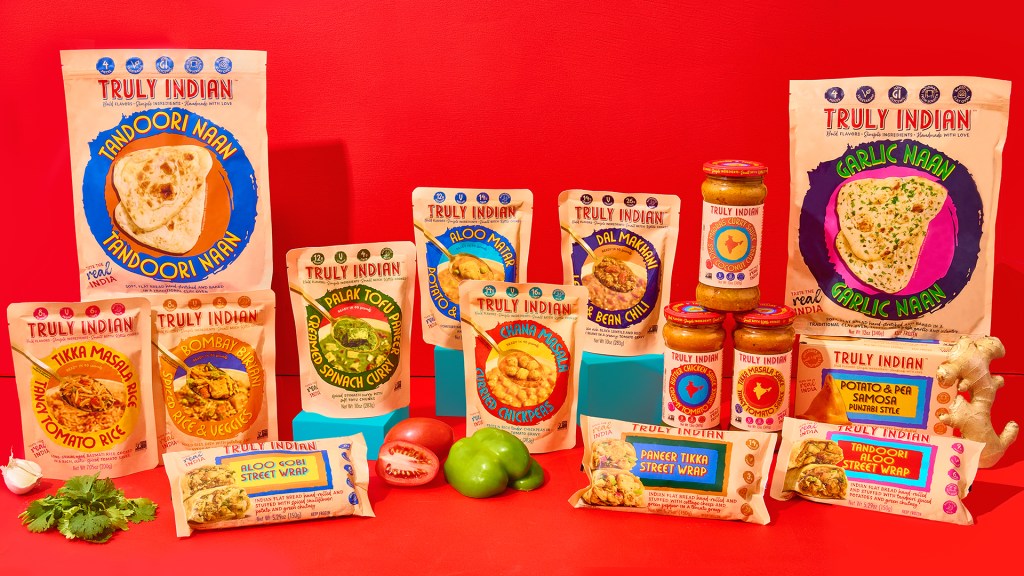 Truly Indian’s Street Food-Inspired Redesign Brings the Shelf to Life