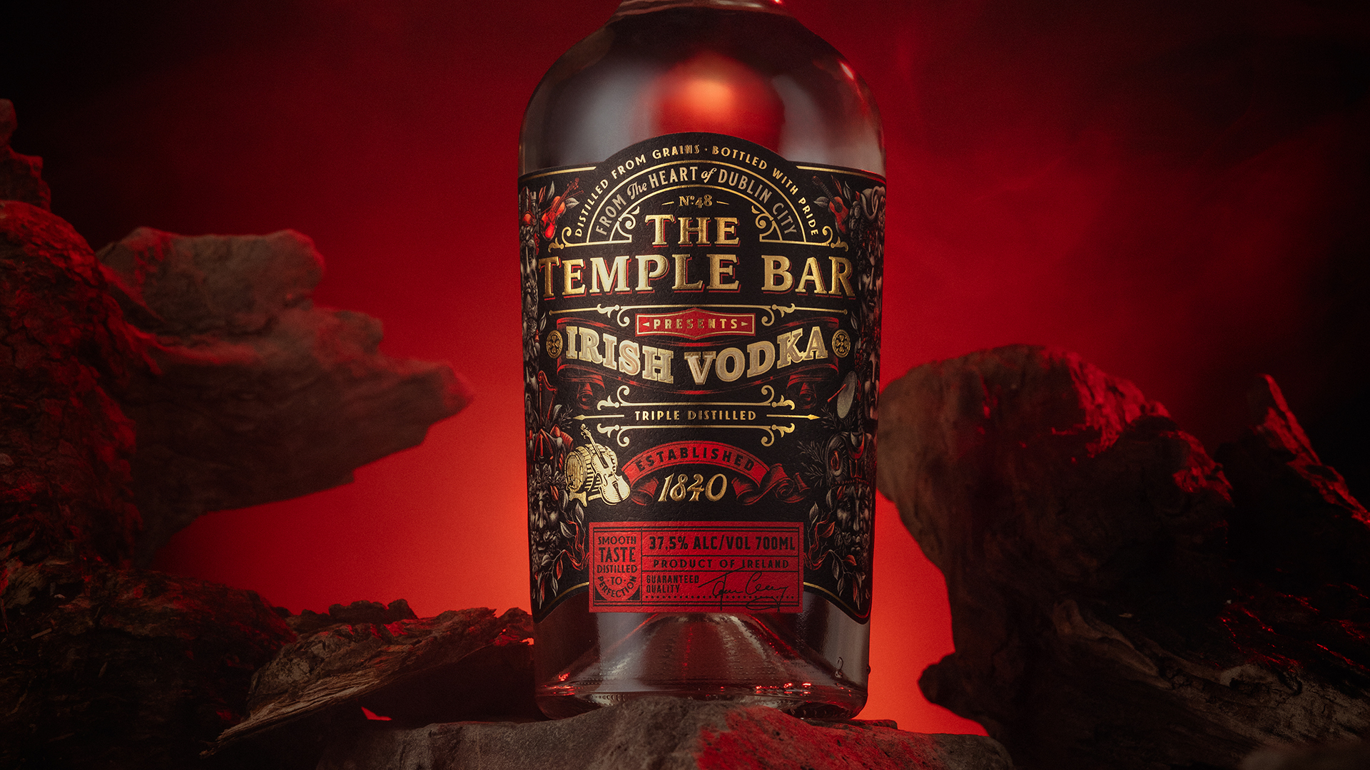 Temple Bar’s Vodka Looks Like It Was Illustrated by Irish Mythology Itself