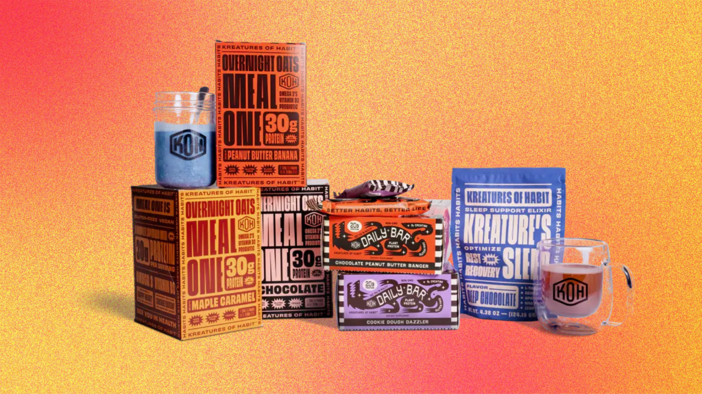 Don’t Call it Design Oatmeal: Kreatures Of Comfort’s Overnight Oats Goes All-In On Type