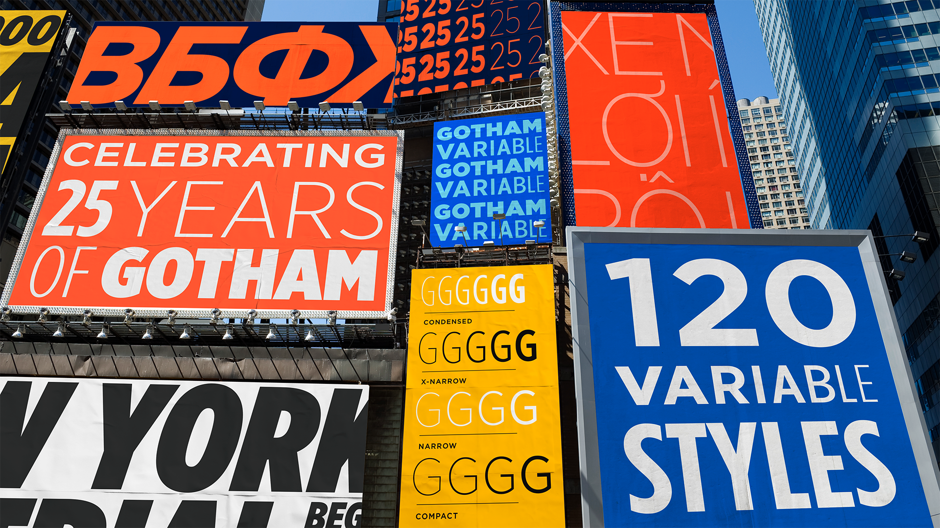Monotype Celebrates 25 Years of Gotham with Release of Gotham Variable Typeface