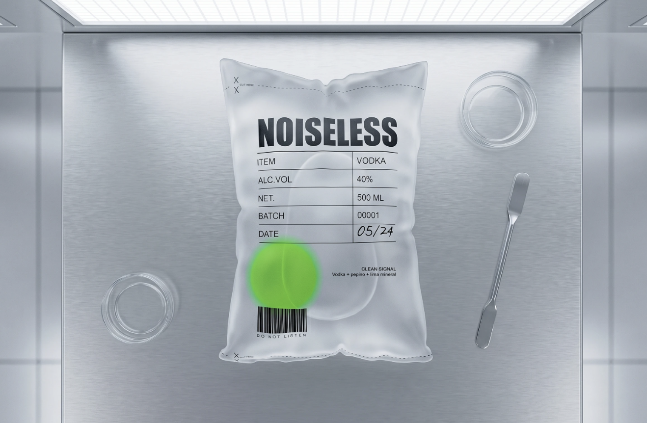 Pour One Out for the Glass Bottle? Noiseless Just Made Vodka in Pouches