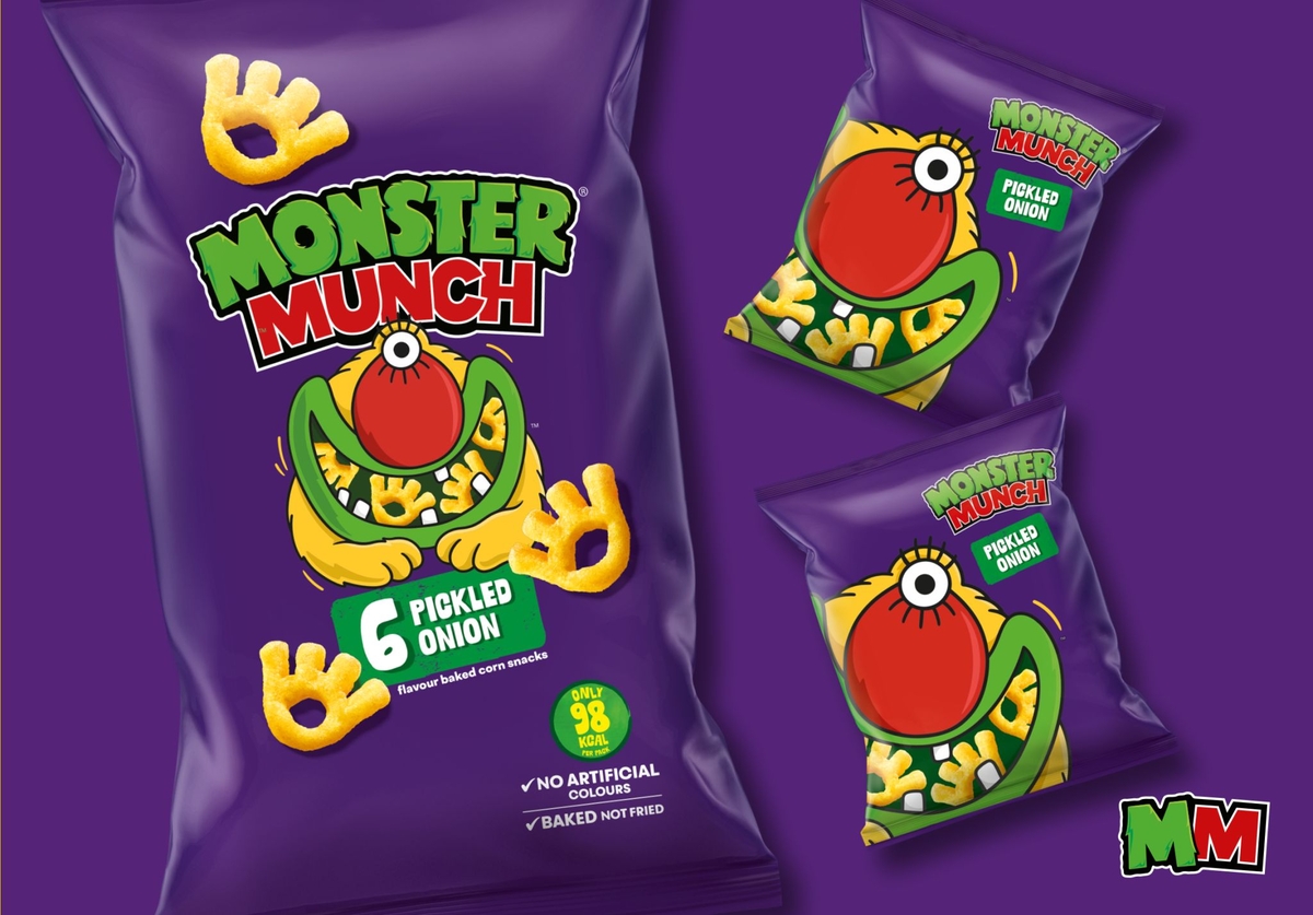 PepsiCo Design’s Refresh Of Monster Munch Is Cute-Feral Refined