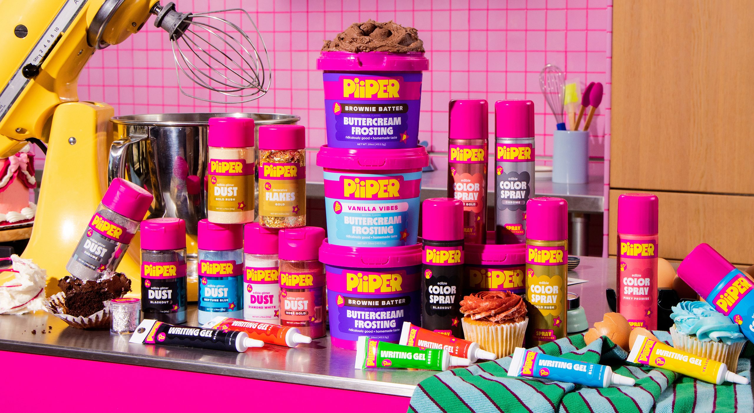 PiiPER’s Brand Identity Is Fresh Out of the Oven and Deliciously Hot Pink