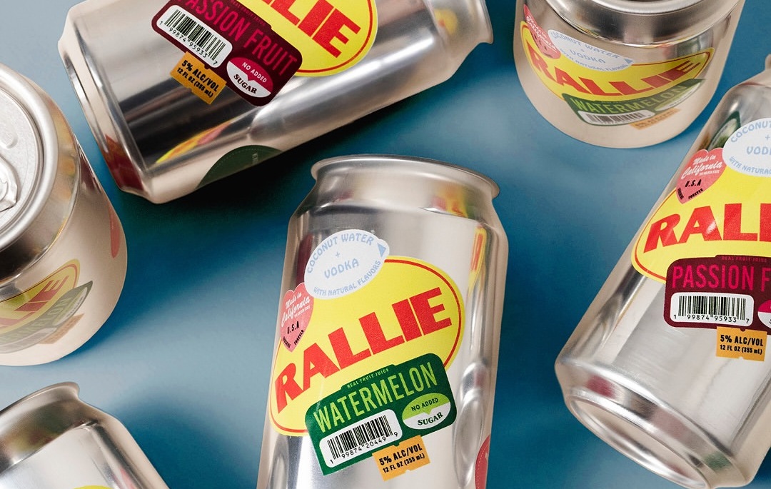 Odds Studio Rallies Around Produce Stickers for a Type-Heavy Look for New RTD, Rallie