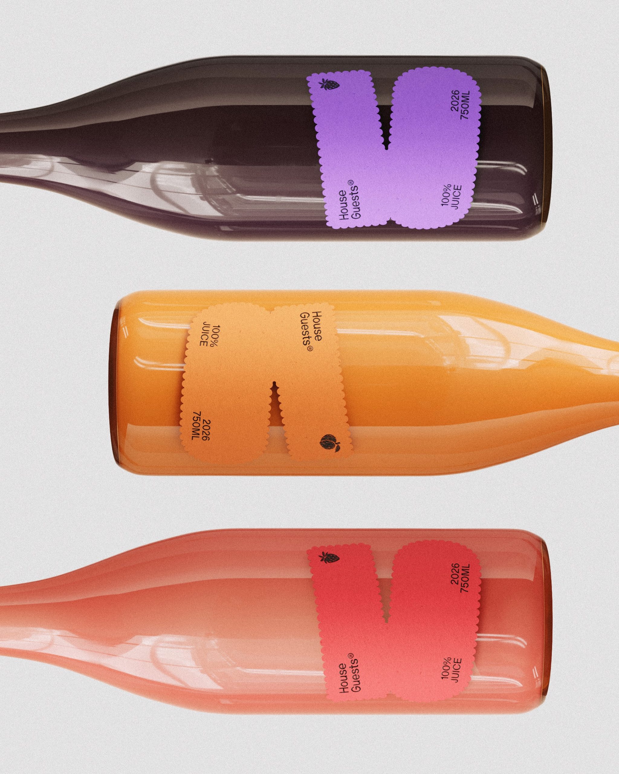 House Guests Gives Juice Packaging a Little Tactile Twist